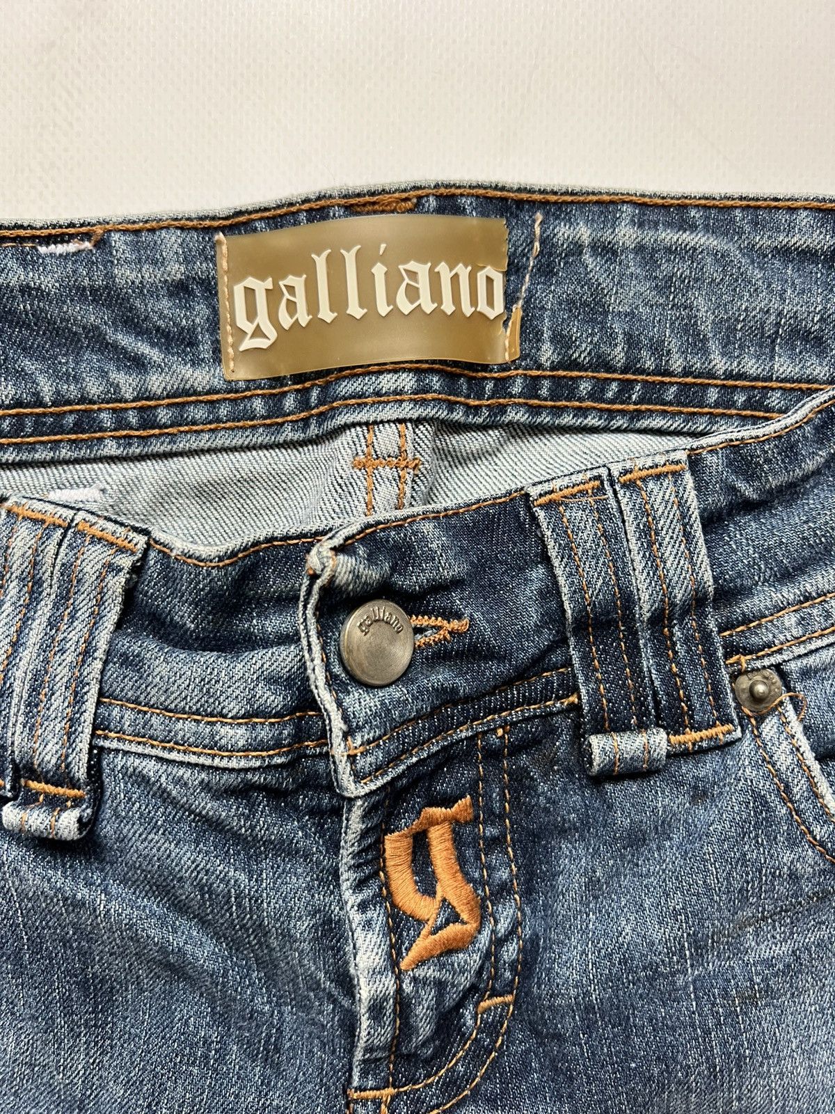 John Galliano Galliano Blue Denim Pants Jeans Womens Classic Size 27" / US 4 / IT 40 - 7 Thumbnail