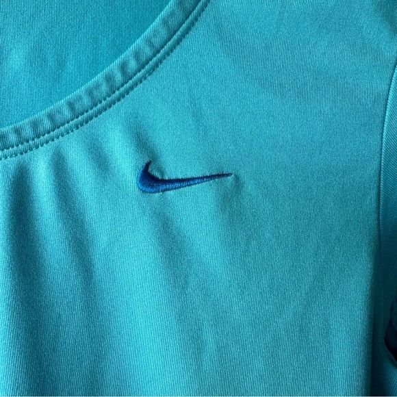 Nike Nike Women's Aqua Short Sleeve Tee Sz Small S Size S / US 4 / IT 40 - 3 Thumbnail