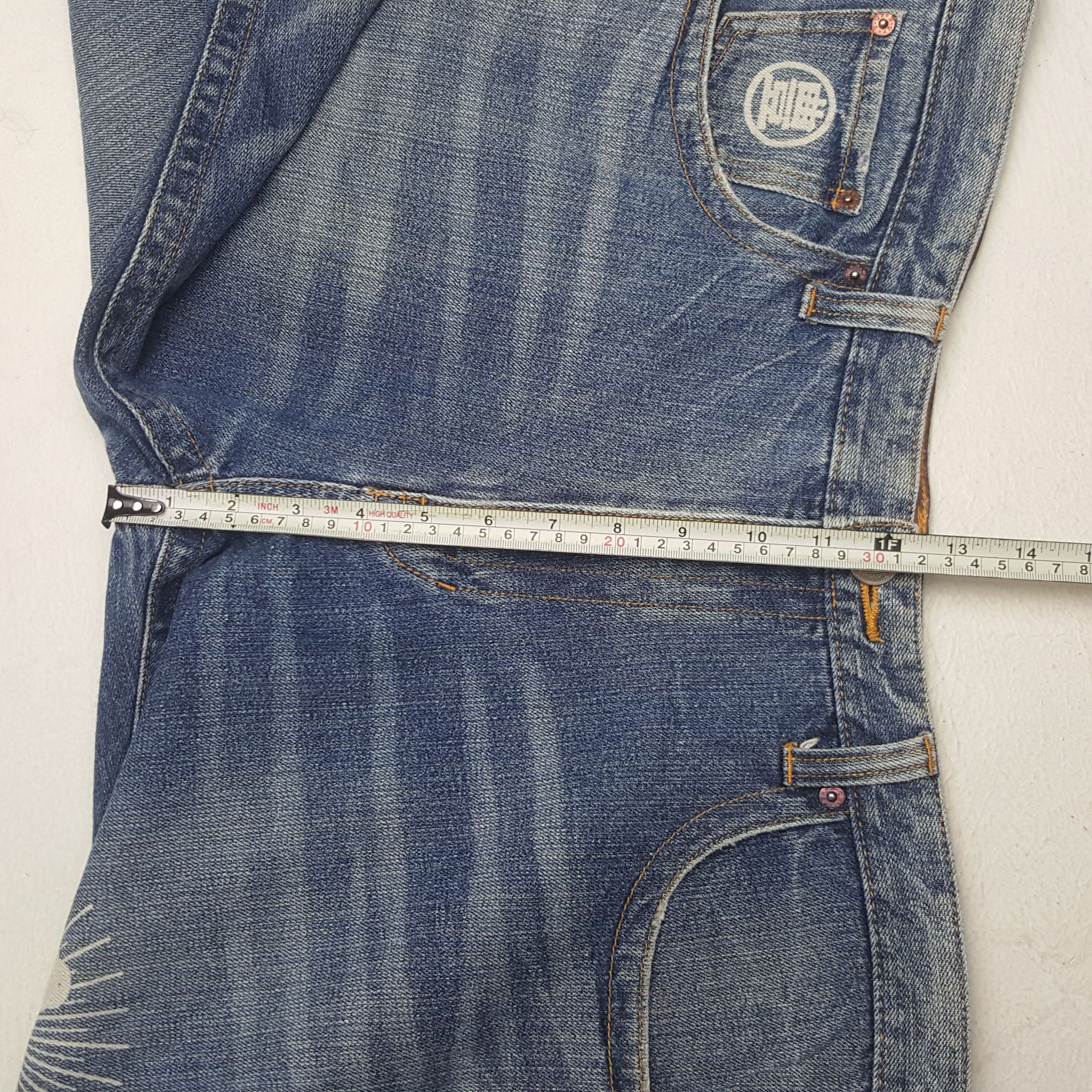 Japanese Brand × Vintage Vintage Skeleton Style Art Japan Skulls Denim Jeans Size US 36 / EU 52 - 9 Thumbnail