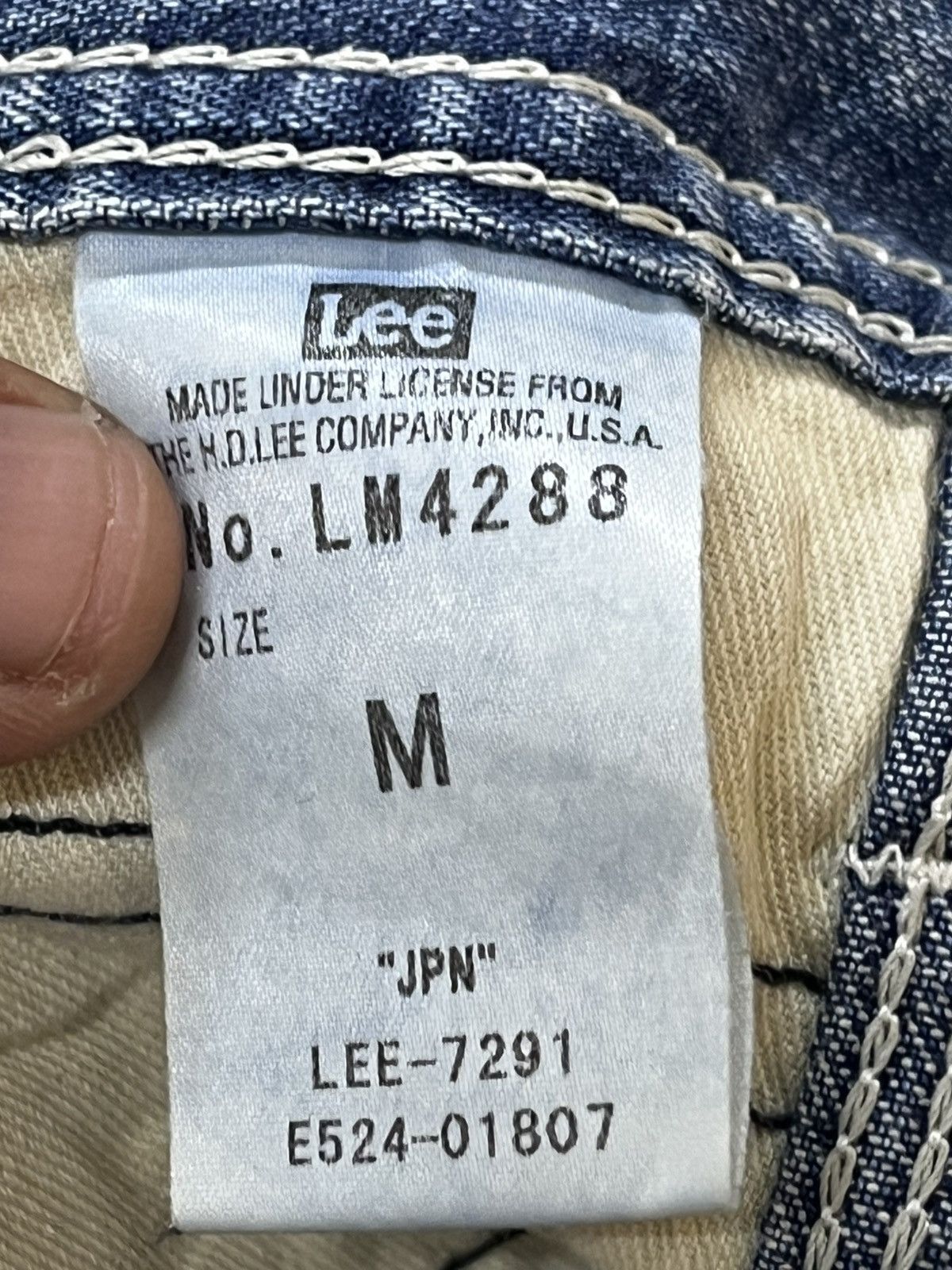Lee Vintage Lee Union Made Carpenter Baggy Denim Size US 33 - 10 Thumbnail