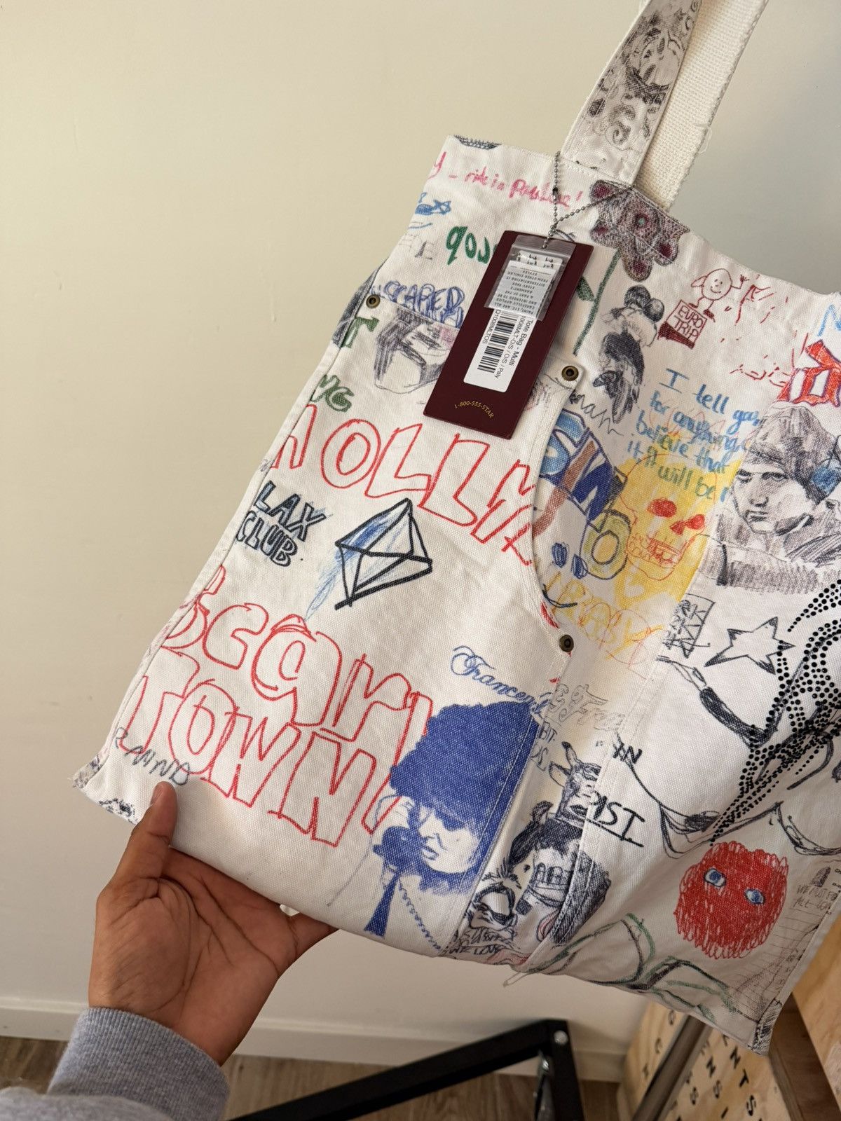 Paly Hollywood PALY Hollywood All In One Tote Bag Drawn Size ONE SIZE - 2 Thumbnail