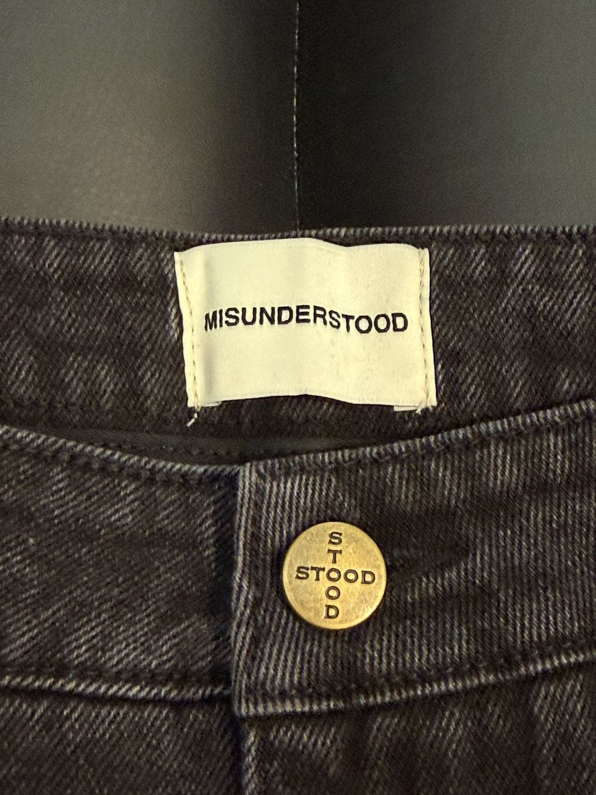 Misunderstood Size 36 - Misunderstood Bronco Black Denim Jeans Size US 36 / EU 52 - 7 Thumbnail