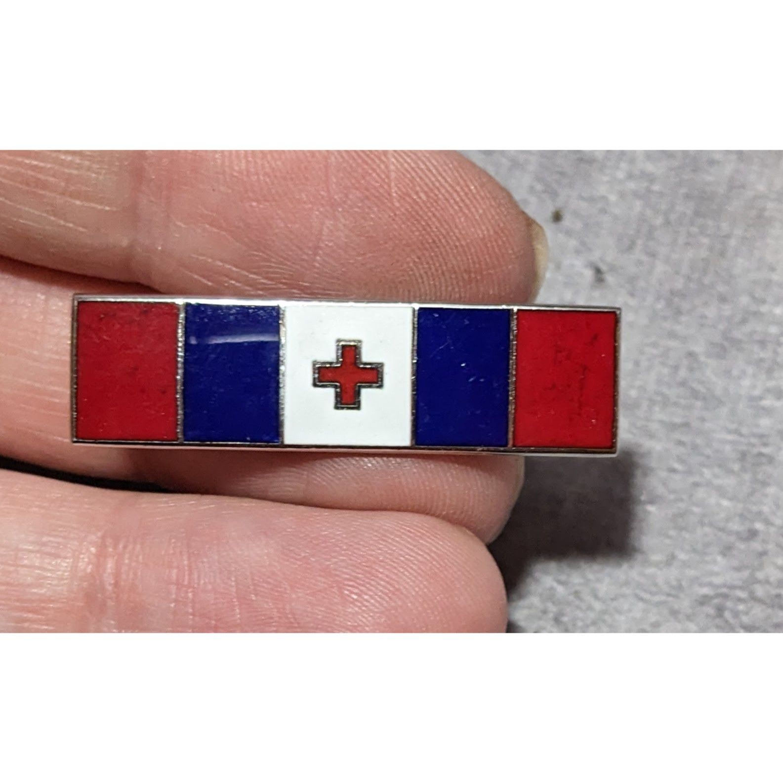 Other Red White And Blue Medical Cross Pin/Badge Size ONE SIZE - 5 Thumbnail