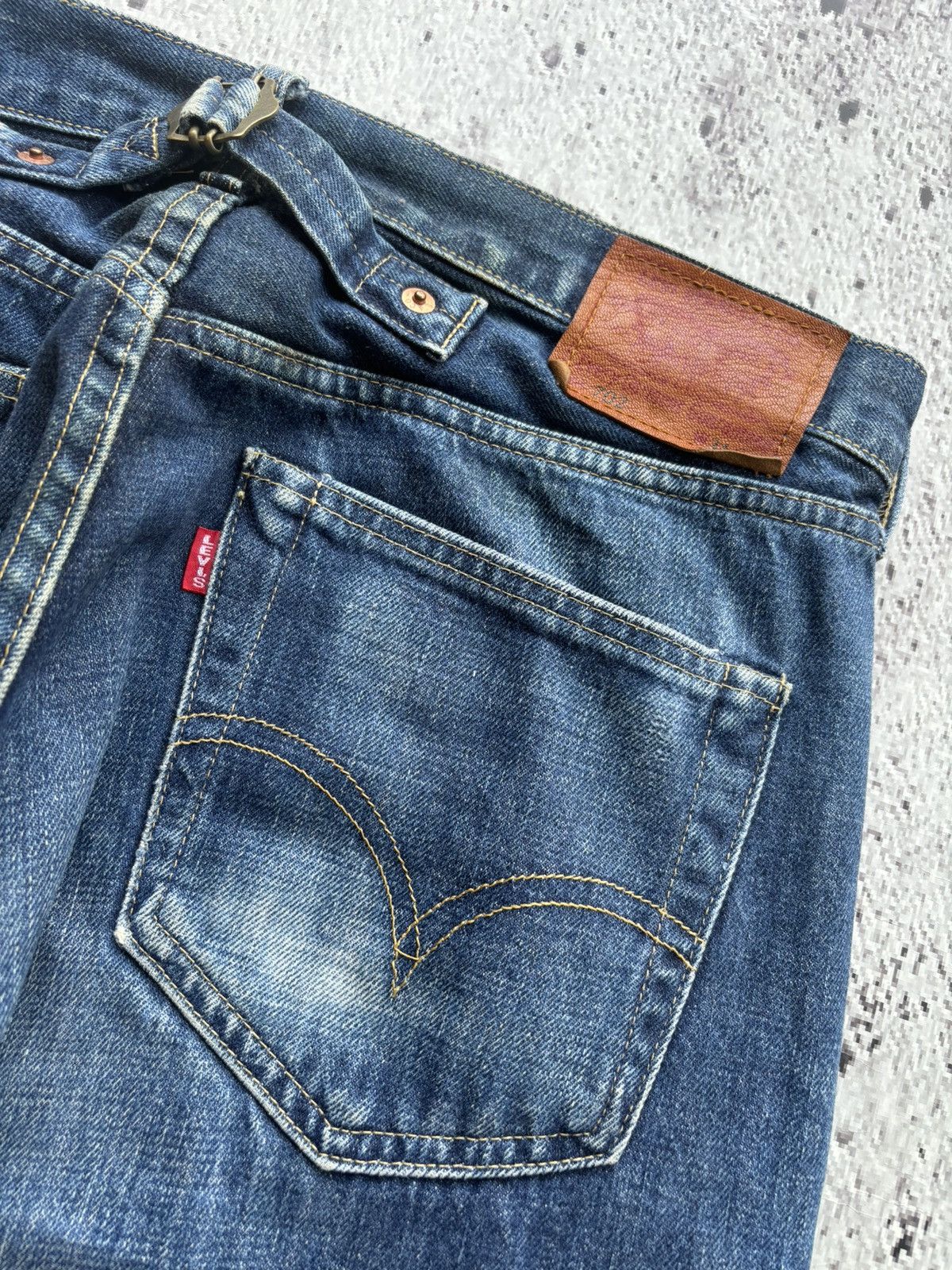 Levi's Vintage Clothing Vintage Levis 702 Selvedge Denim jeans Size US 33 - 5 Thumbnail