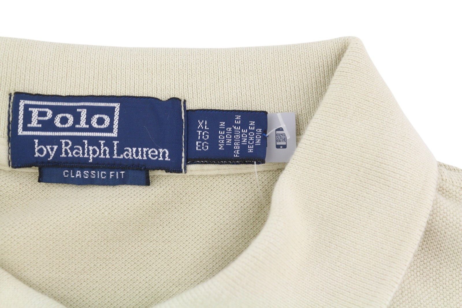 Polo Ralph Lauren CLASSIC FIT XL Beige Short Sleeve Polo T-Shirt 84526 Size US XL / EU 56 / 4 - 5 Thumbnail