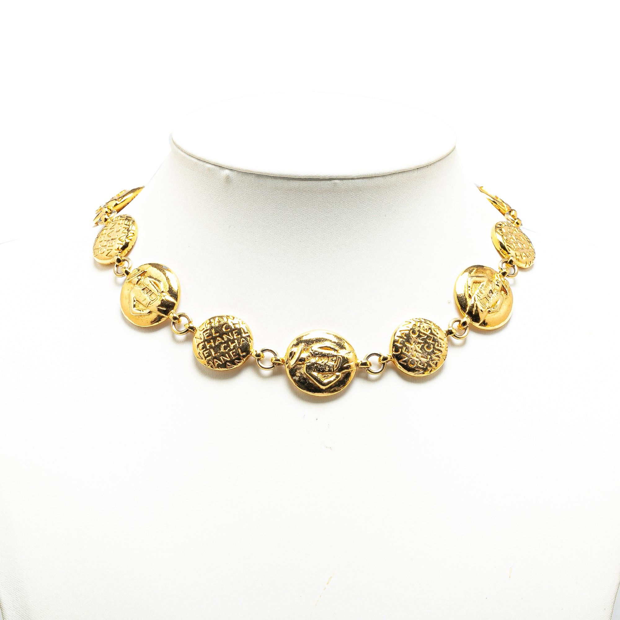 Chanel Chanel Gold Plated Mademoiselle Cambon Necklace Gold Size ONE SIZE - 1 Thumbnail