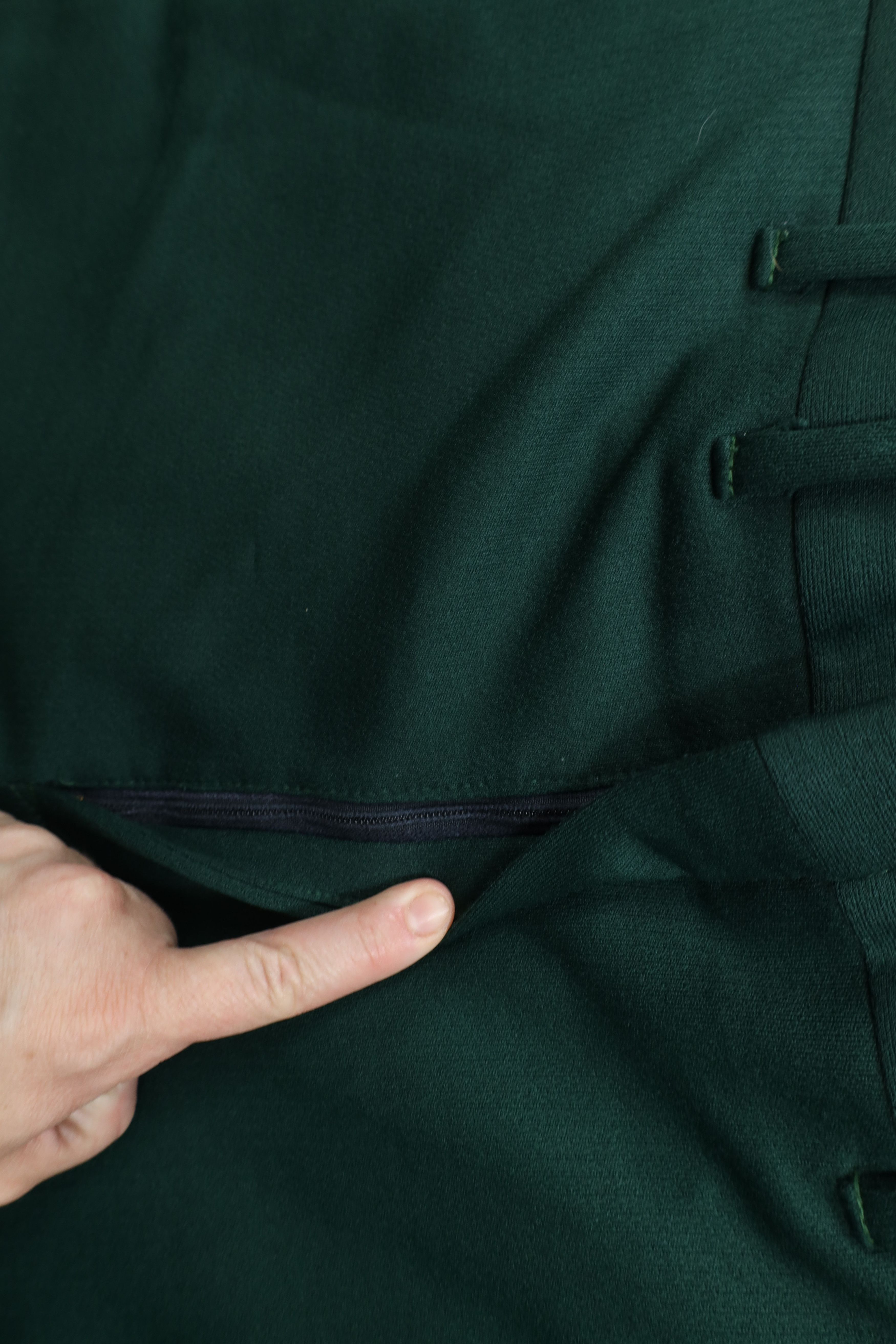 Vintage Vintage 70s Streetwear Bell Bottoms Chino Pants Green USA Size US 38 / EU 54 - 8 Thumbnail