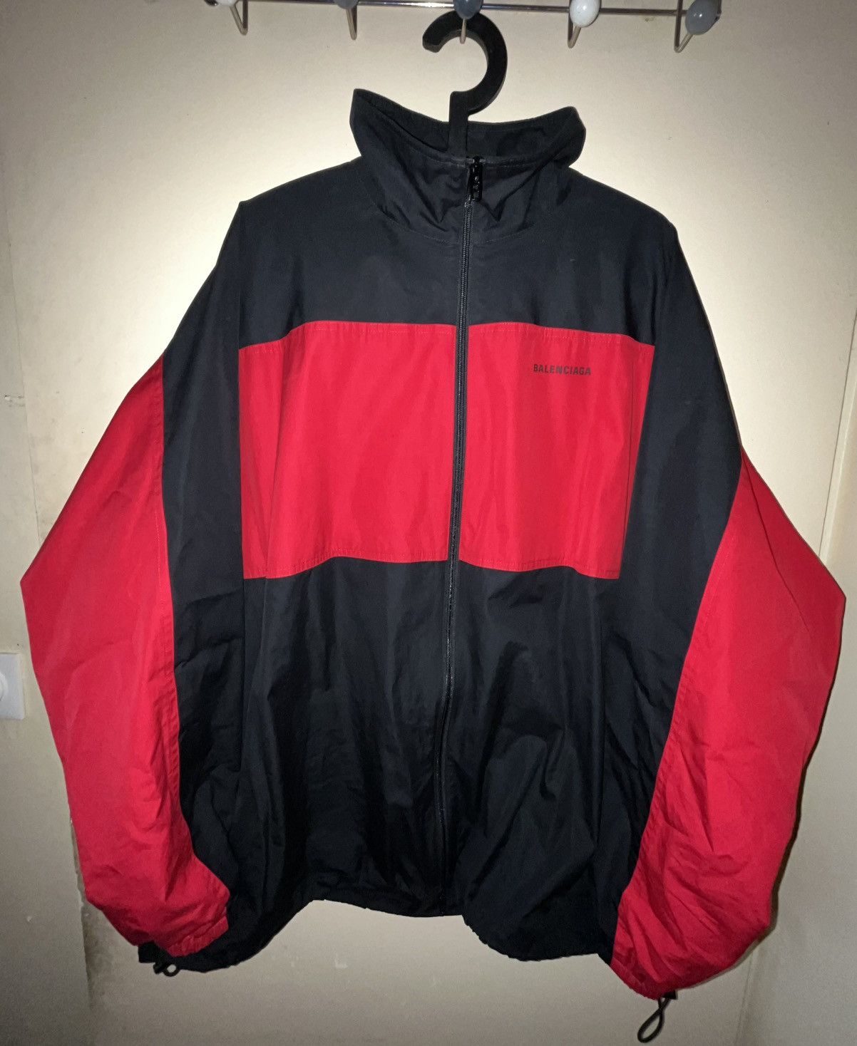 Balenciaga Balenciaga Black and Red Zip-Up Jacket Size US L / EU 52-54 / 3 - 1 Thumbnail