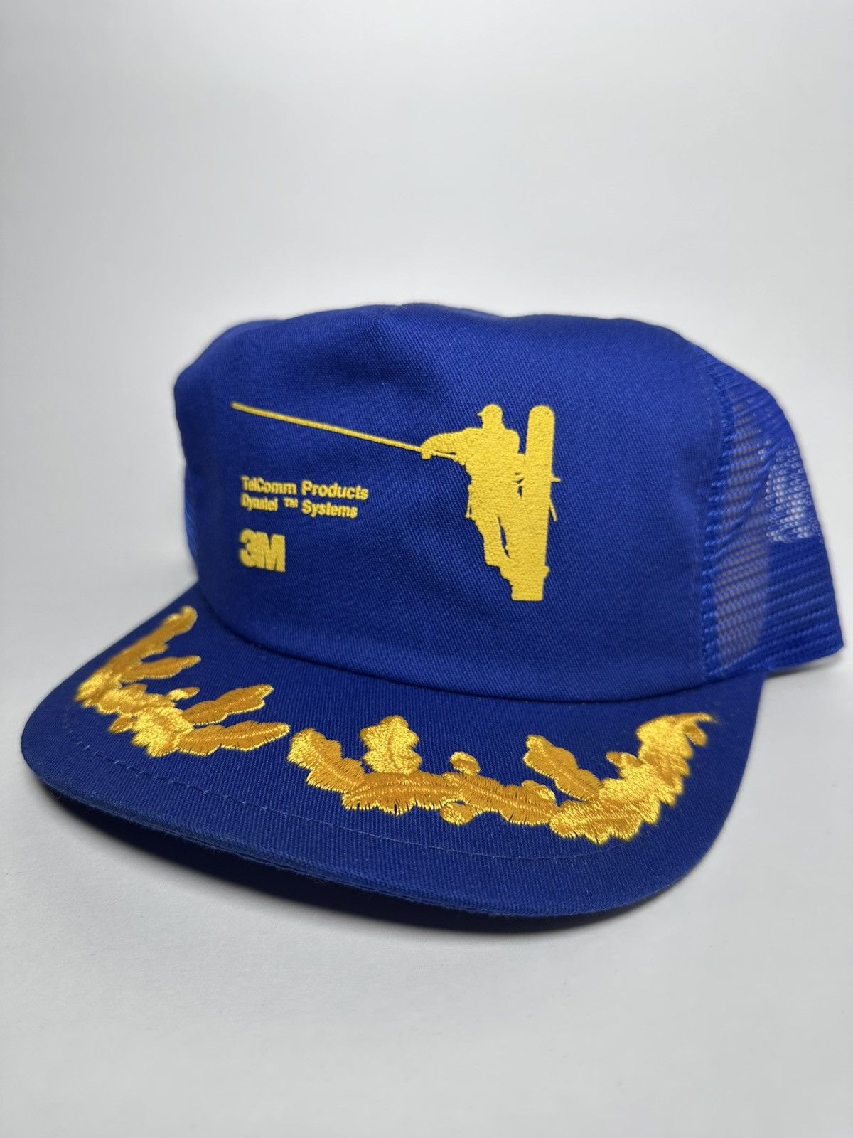Vintage Vintage 3M Telcomm Trucker Hat Size ONE SIZE - 1 Thumbnail