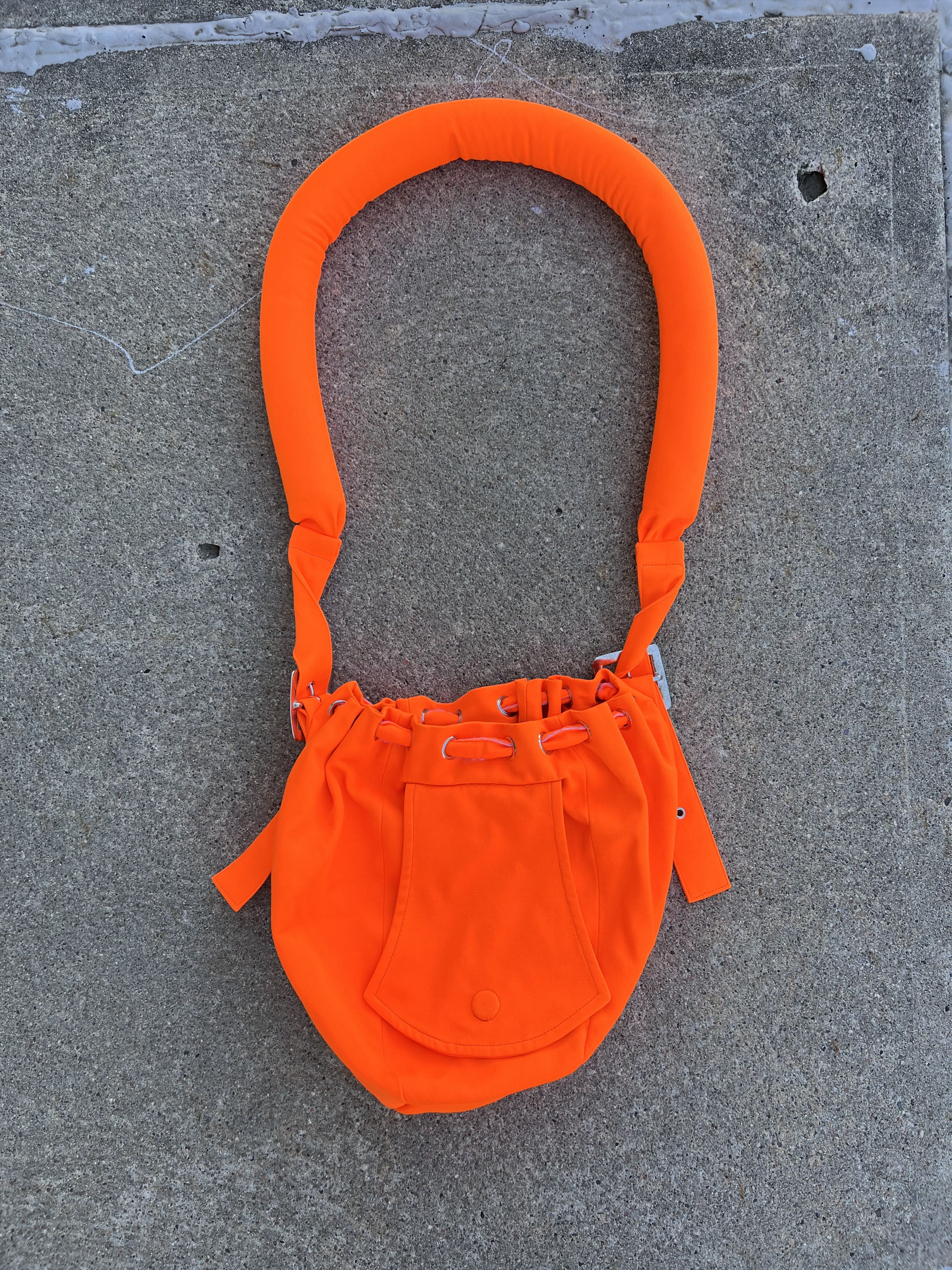 Charles Jeffrey LOVERBOY Charles Jeffrey Loverboy Shoulder Bag in Neon Orange Size ONE SIZE - 1 Thumbnail