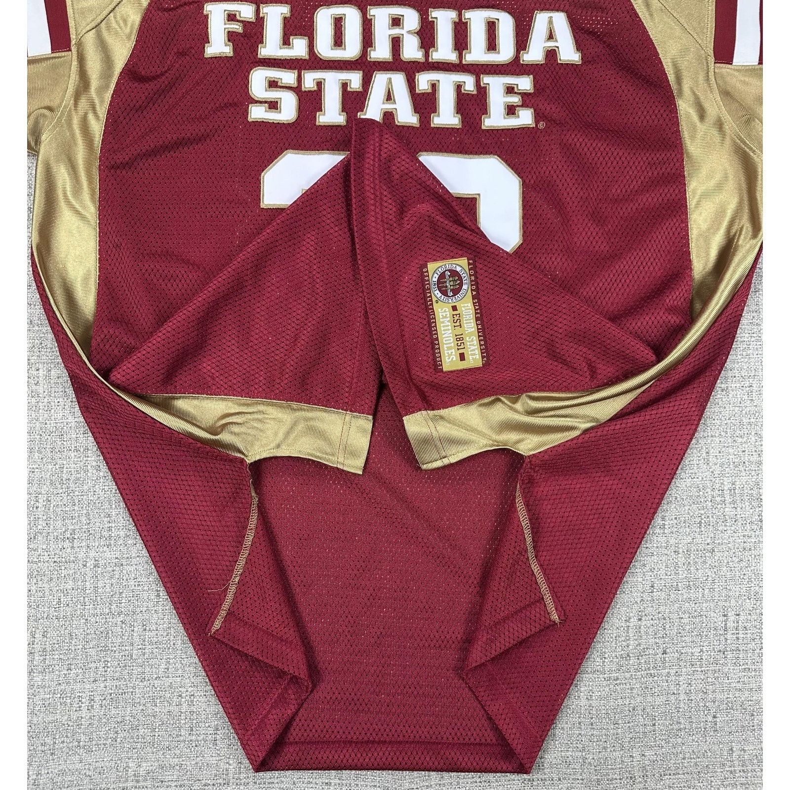 Champs Sport Florida State Seminoles Jersey XL Sewn Mesh 28 Champs Sports Size US XL / EU 56 / 4 - 5 Thumbnail