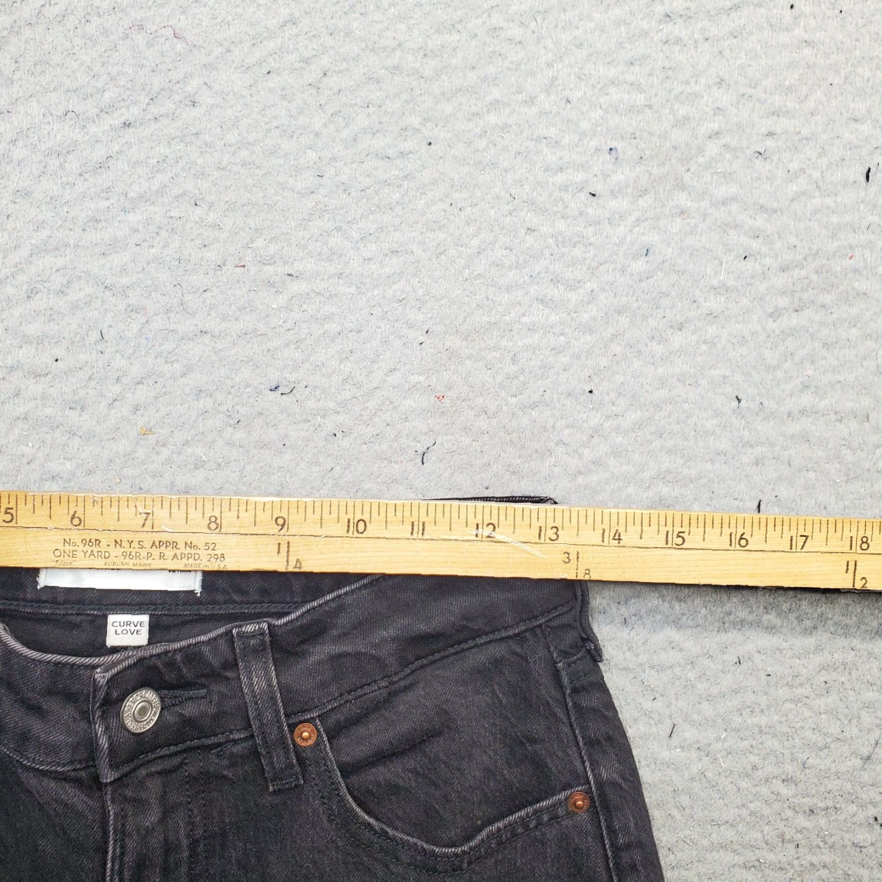 Abercrombie & Fitch Abercrombie & Fitch Curve Love Jeans Womens 27 Black Denim High Rise Skinny Leg Womens Size 27 Black Denim Skinny Jeans Size 27" / US 4 / IT 40 - 6 Thumbnail