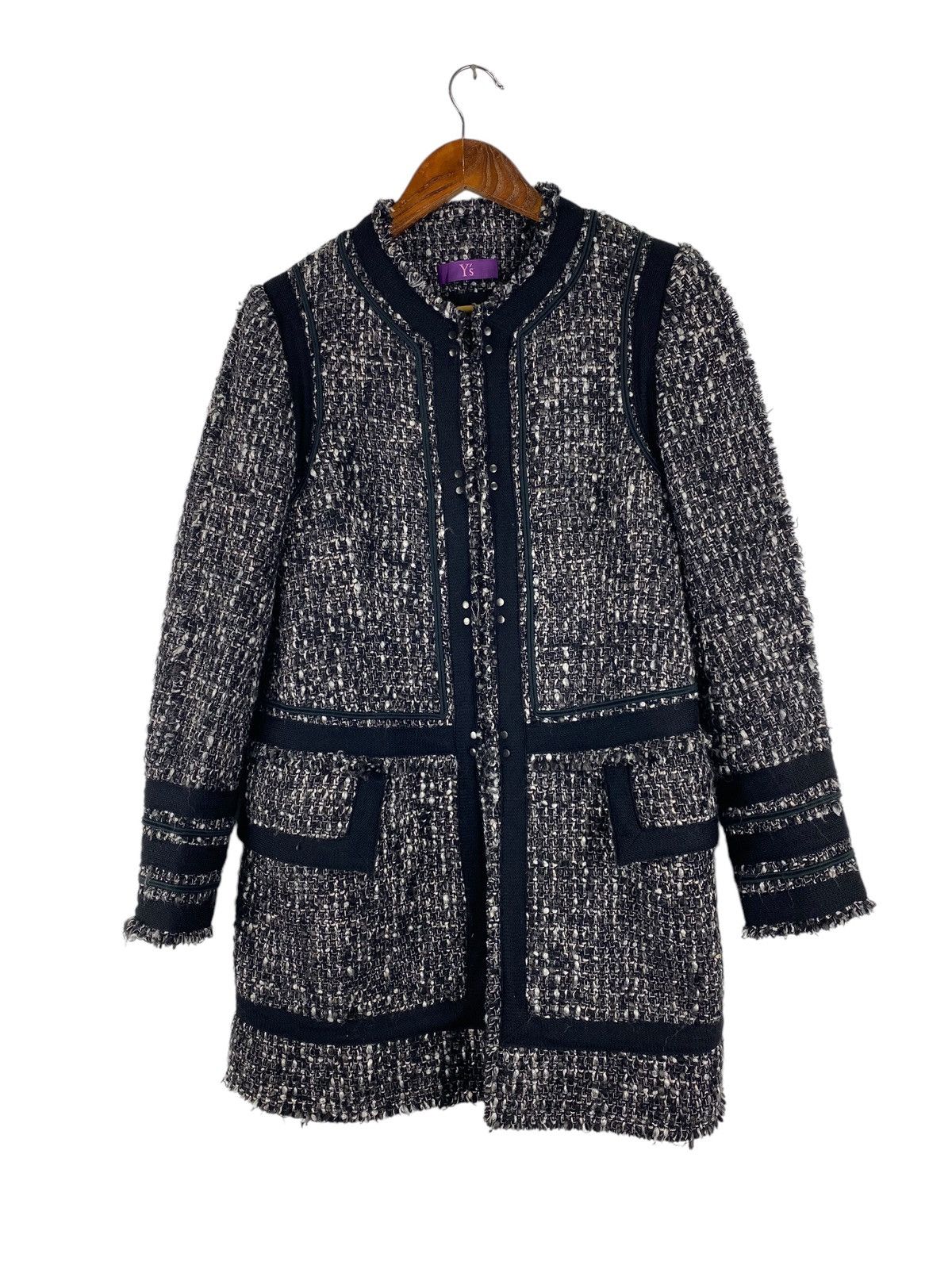 Yohji Yamamoto Y’s Tweed Jacket Size S / US 4 / IT 40 - 2 Thumbnail