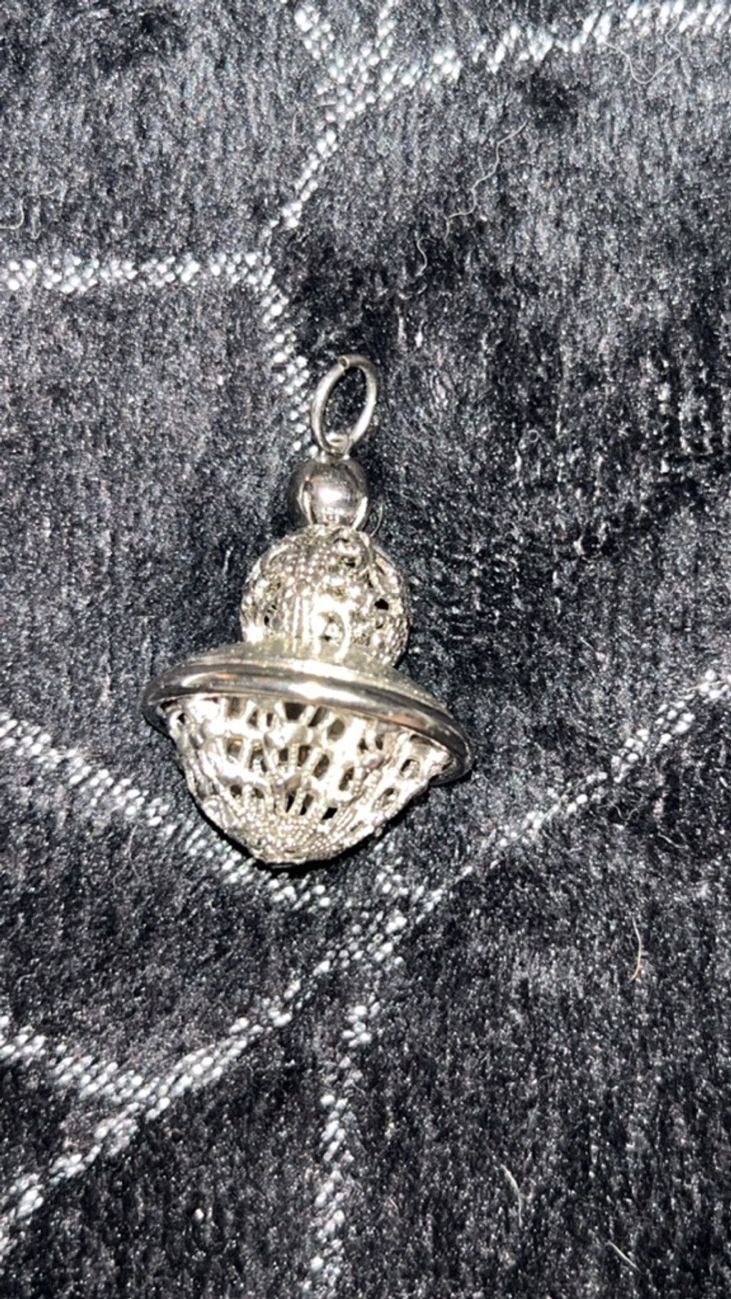 The Unbranded Brand Women's Unbranded Silver Filigree Charm Pendant One Size Size ONE SIZE - 3 Thumbnail