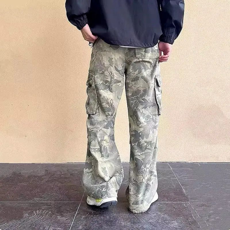Japanese Brand Streetwear y2k Baggy Cargo Camouflage Pants Size US 32 / EU 48 - 3 Thumbnail