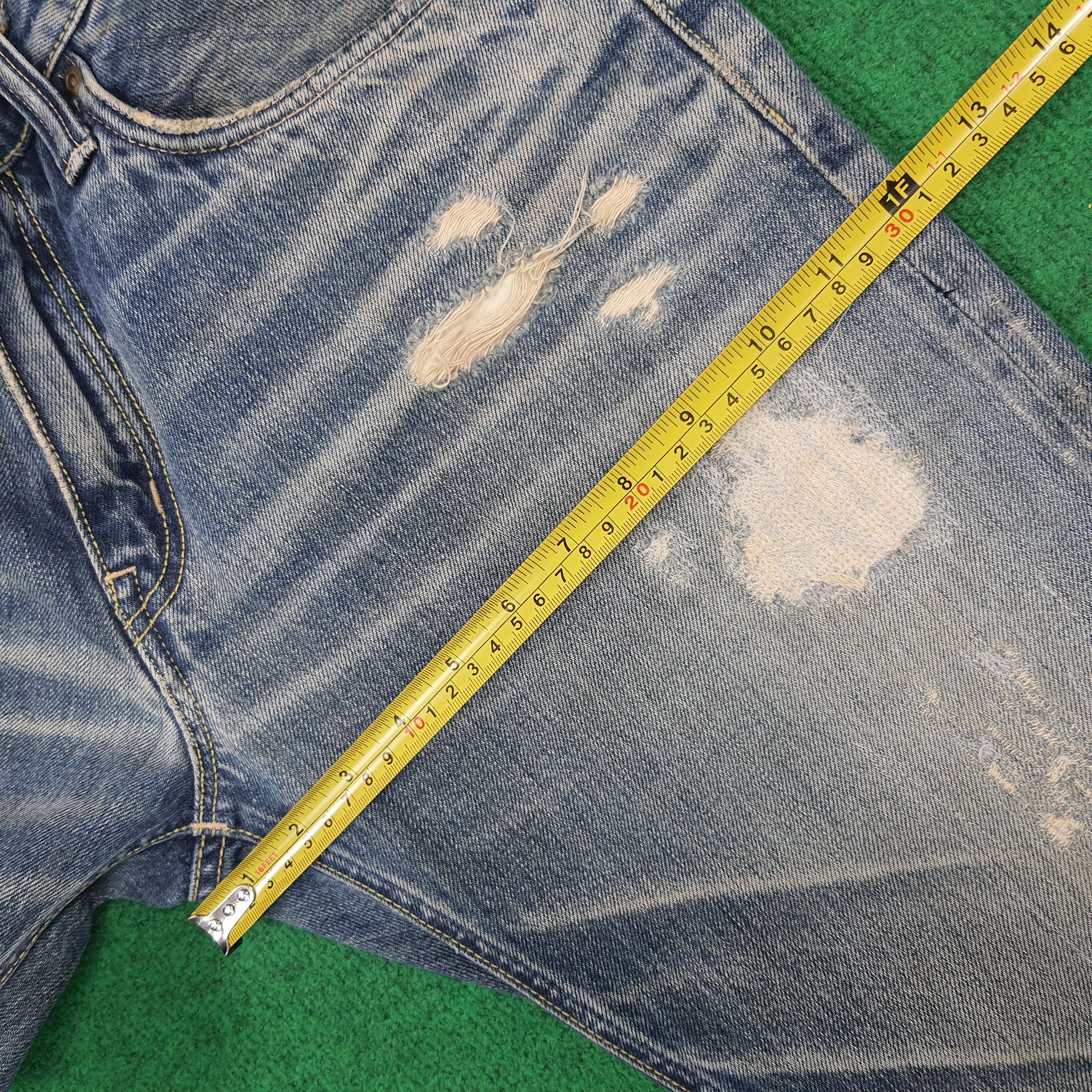 Blue Blue Japan Blue Blue Japan Hollywood Ranch Market Distressed E1N34 Size US 31 - 12 Thumbnail