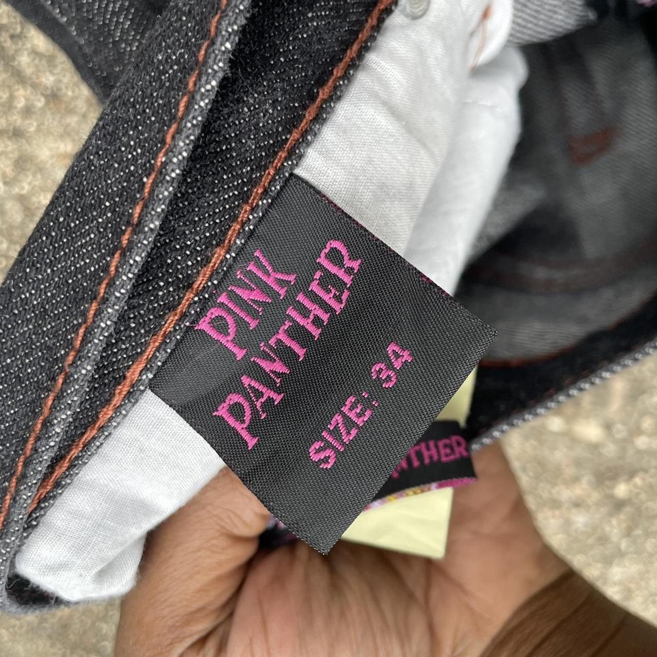 Vintage RARE Vintage Pink Panther baggy jeans Size US 34 / EU 50 - 3 Thumbnail