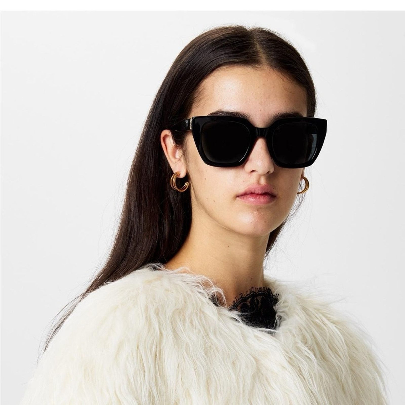 Yves Saint Laurent NEW SAINT LAURENT SUNGLASSES SL M143 003 Havana Green Women Size ONE SIZE - 10 Thumbnail