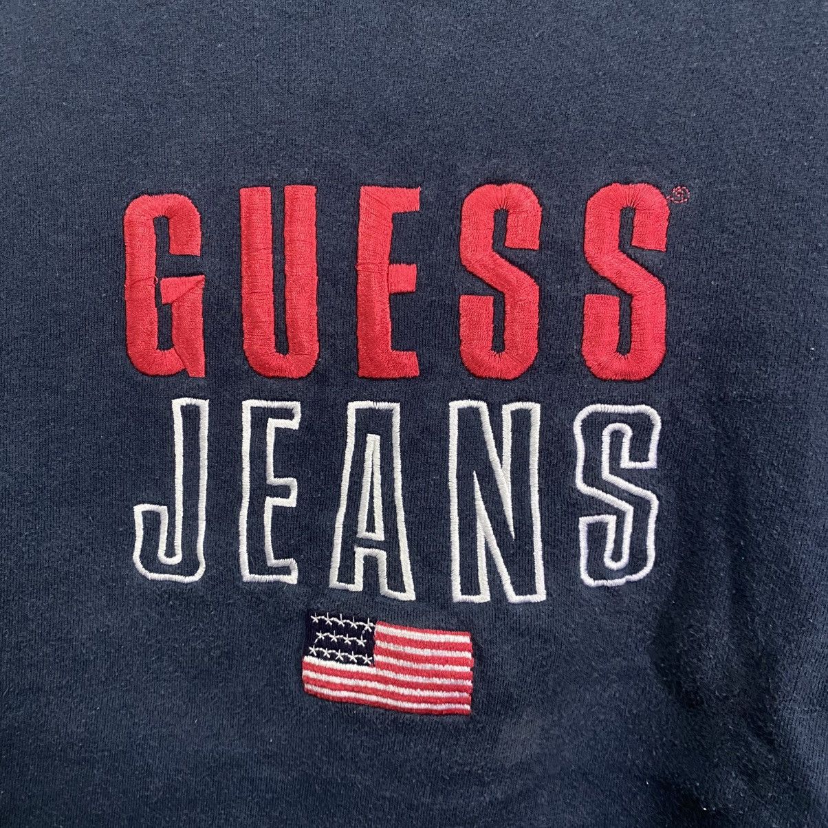 Guess Vintage 90s Guess Jeans USA Embroidered Crewneck Sweatshirt Size US S / EU 44-46 / 1 - 5 Thumbnail