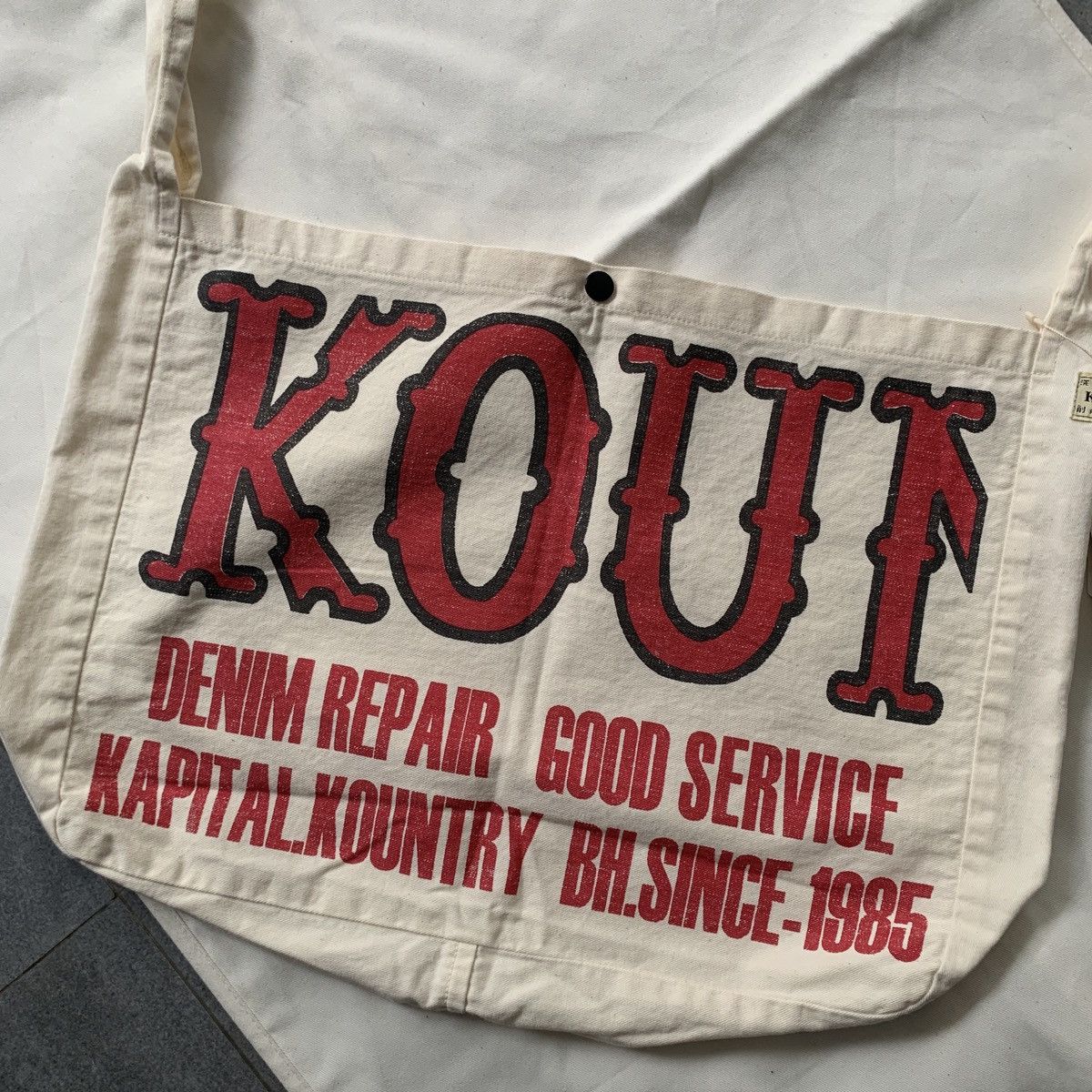 Kapital Kountry kapital kountry factory cotton twill bookbag Size ONE SIZE - 2 Thumbnail