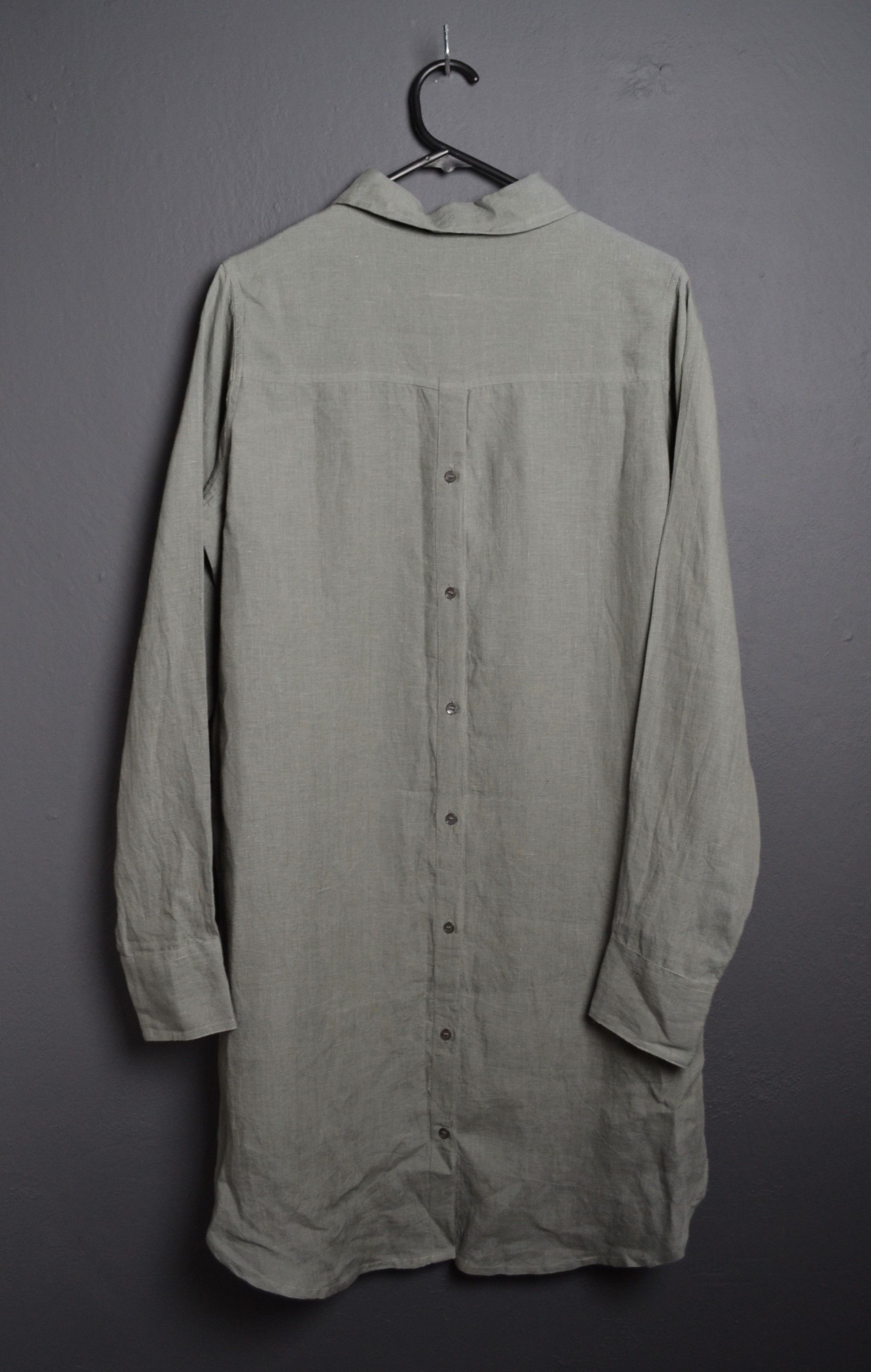 Nicholas K Nicholas K Willow Shirt size S Linen Gray-Green Size S / US 4 / IT 40 - 3 Thumbnail