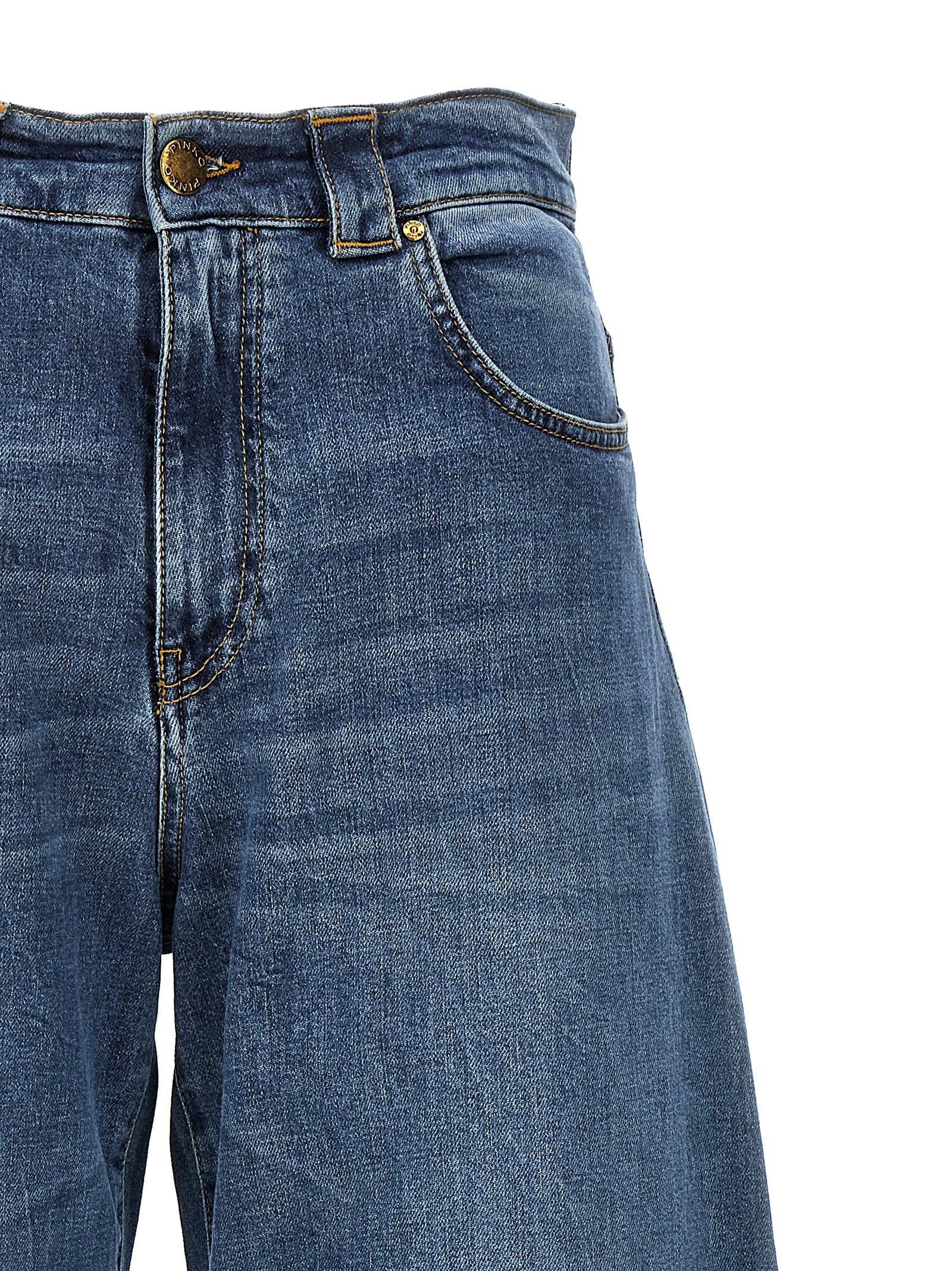 Pinko o1s22i1n0824 Egg Fit Jeans in Blue Size 26" / US 2 / IT 38 - 3 Thumbnail