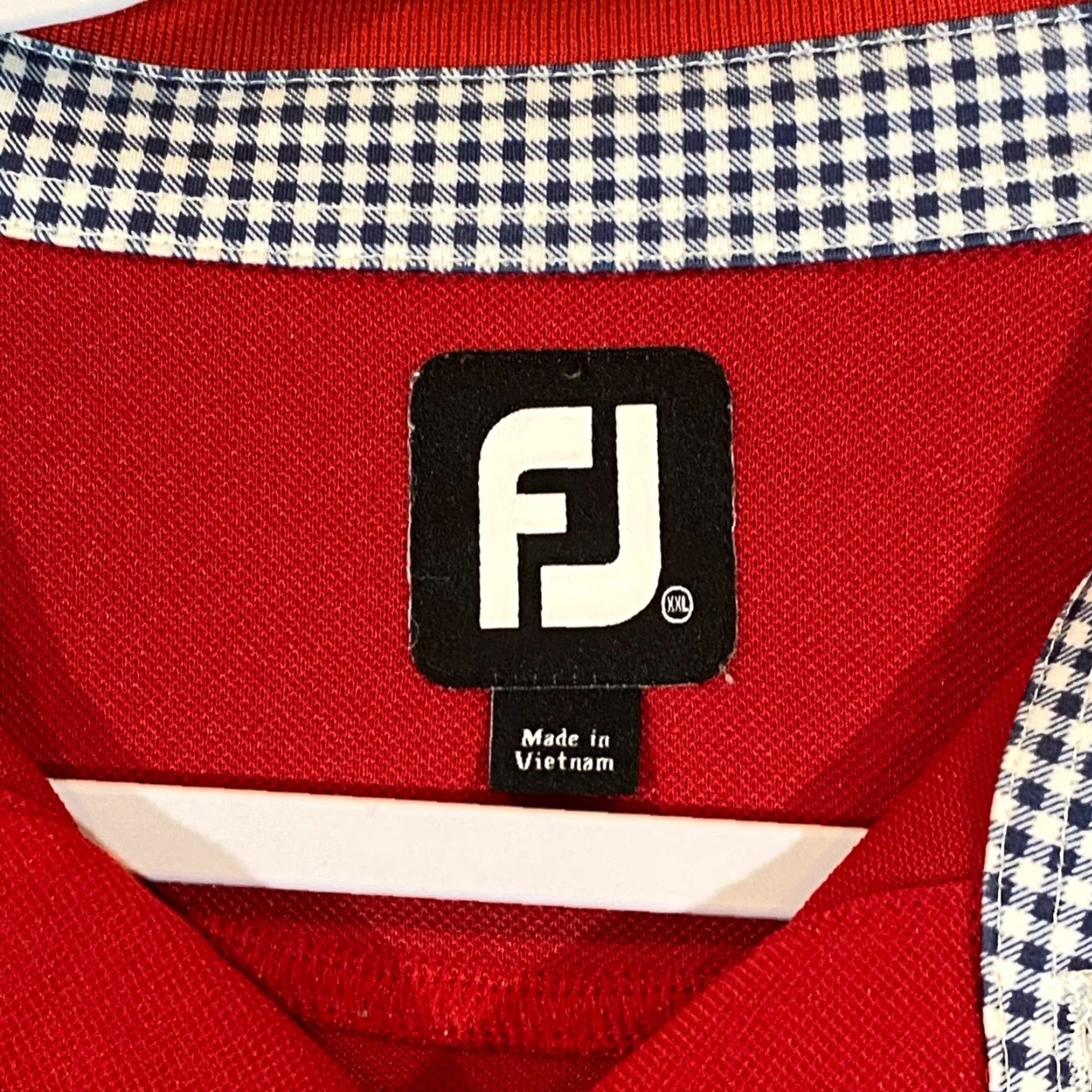 Footjoy FootJoy Polo Mens 2XL Red Golf Shirt S/S Casual Pullover Performance Shirt Size US XXL / EU 58 / 5 - 3 Thumbnail