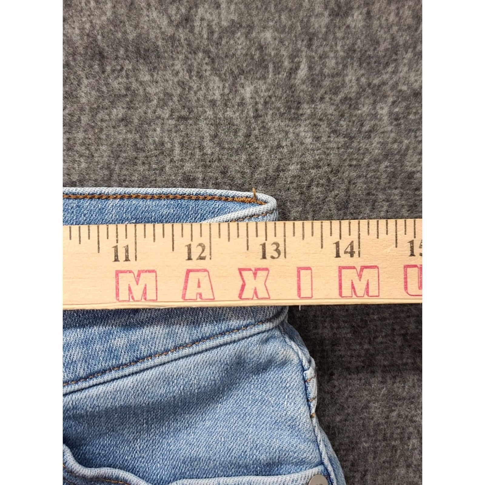 Madewell Madewell Mid Rise Perfect Vintage Jeans Womens 25x27 Regular Fit Stretch Denim Blue 5-Pocket 90s Bohemian Size 42" / US 20 - 4 Thumbnail