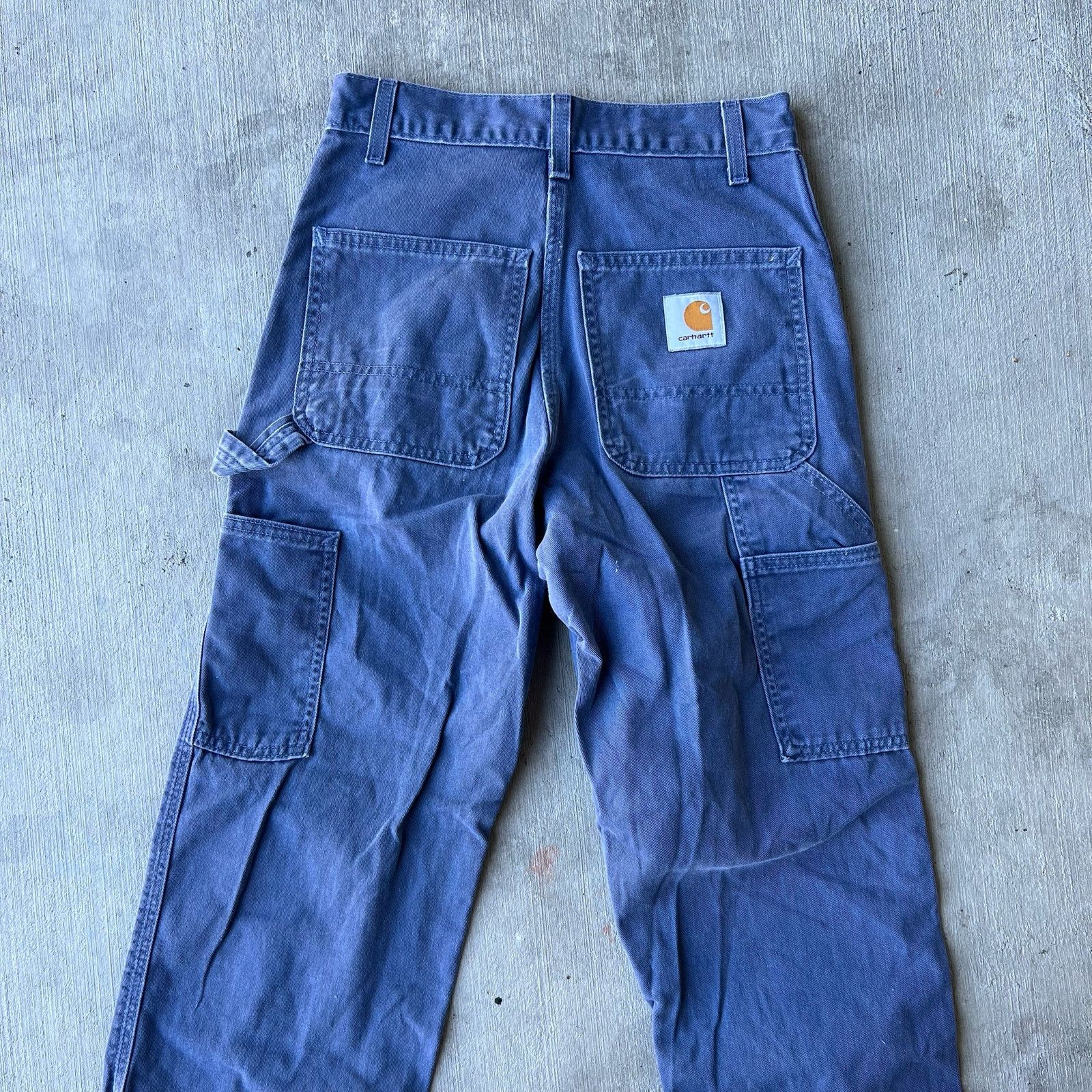 Carhartt × Vintage Carhartt blue WSK189 work wear carpenter pants Size US 26 / EU 42 - 5 Thumbnail