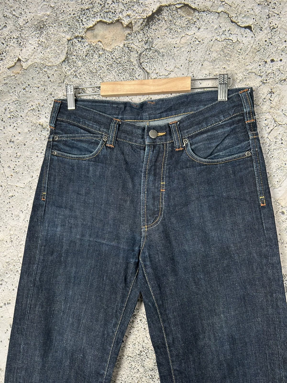 Japanese Brand Maharishi Denim Navy Raw Streetwear Vintage Japanese Grunge Size US 30 / EU 46 - 4 Thumbnail