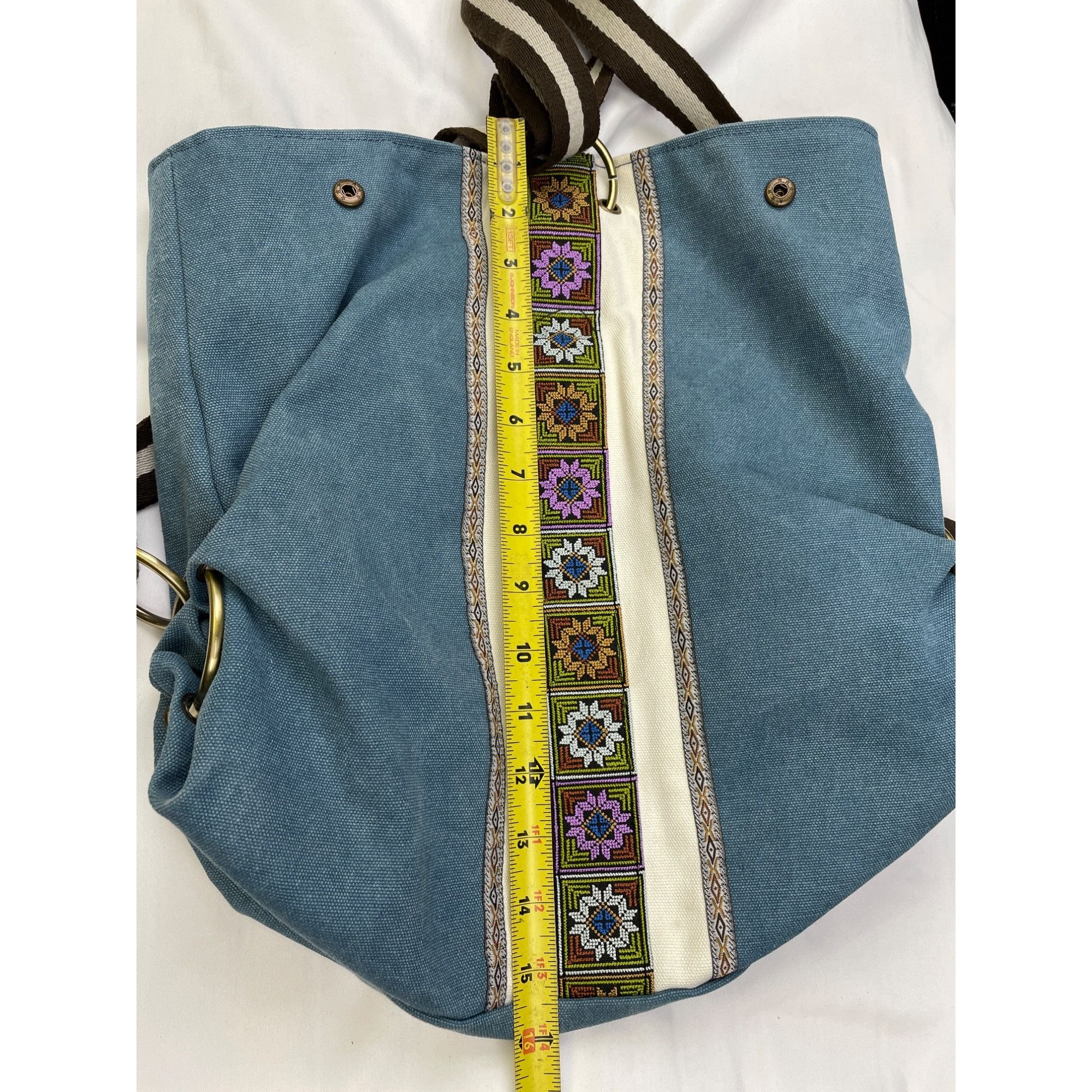 Other Women's Blue Denim Canvas Backpack SKU 3748 Size ONE SIZE - 10 Thumbnail