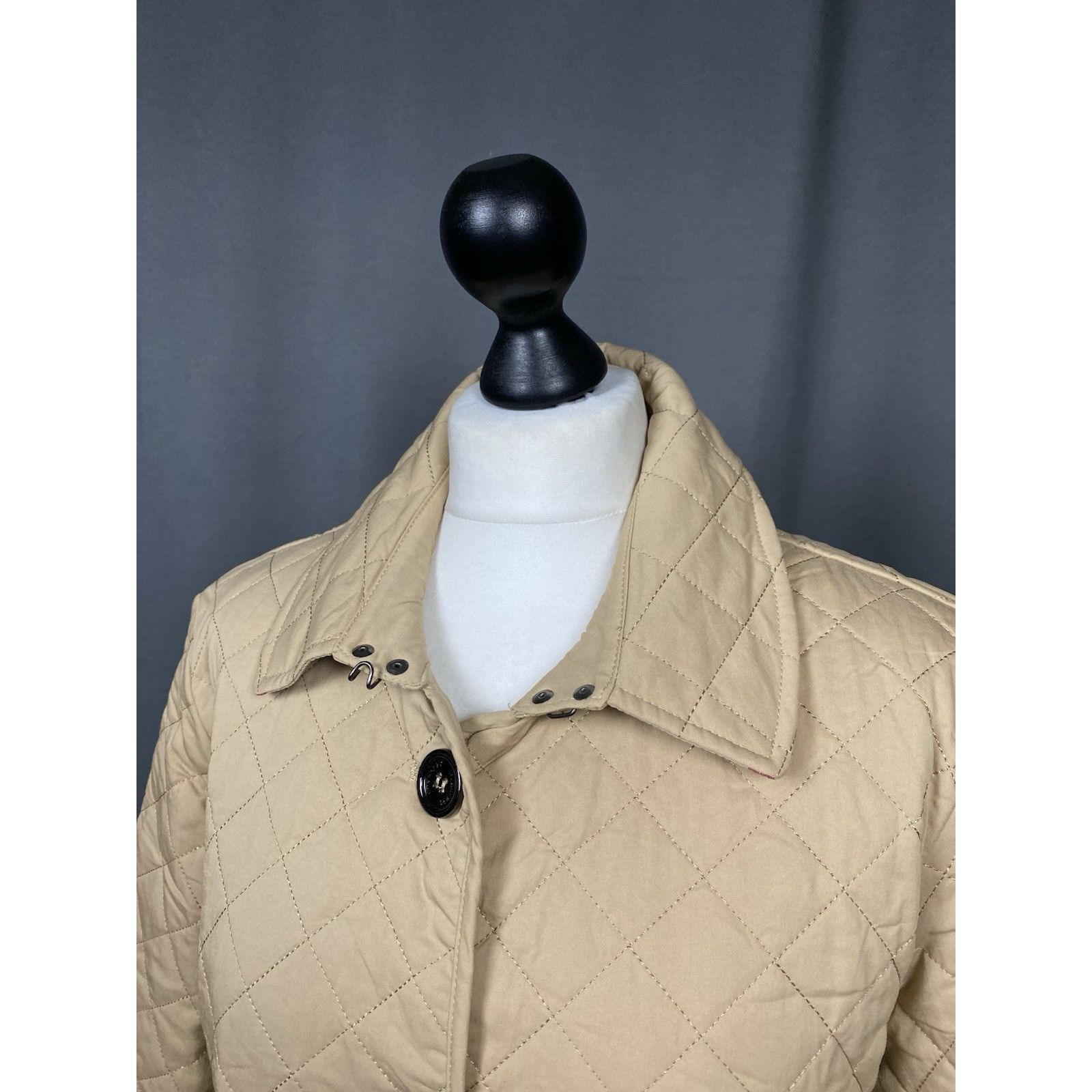 Burberry Burberry Nova Check RECENT Women's Beige Quilted Jacket Size Size 3XL / US 20-22 - 6 Thumbnail
