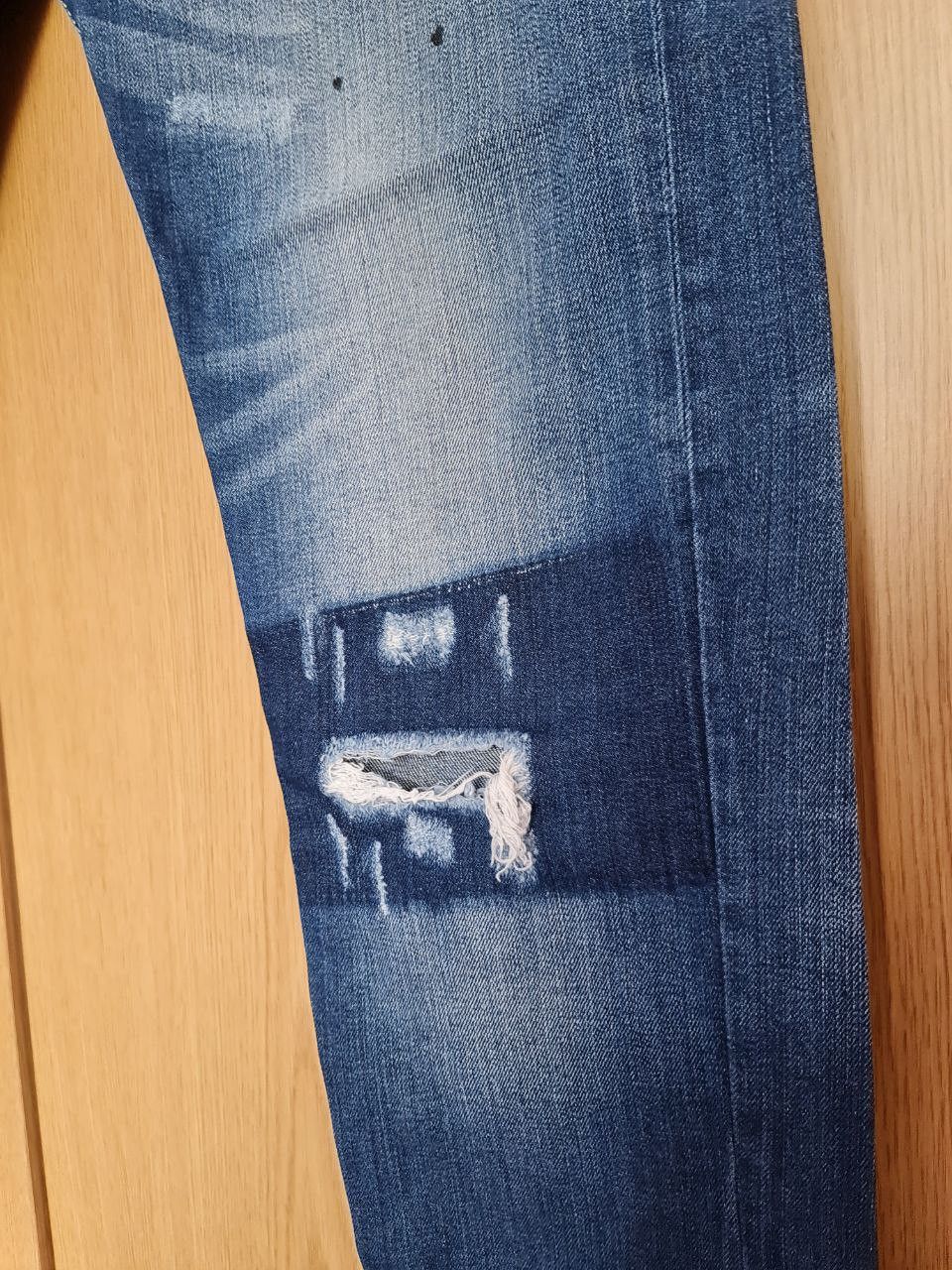 Dsquared2 Distressed Painted Bleached Dsquared2 Denim Size US 34 / EU 50 - 2 Thumbnail
