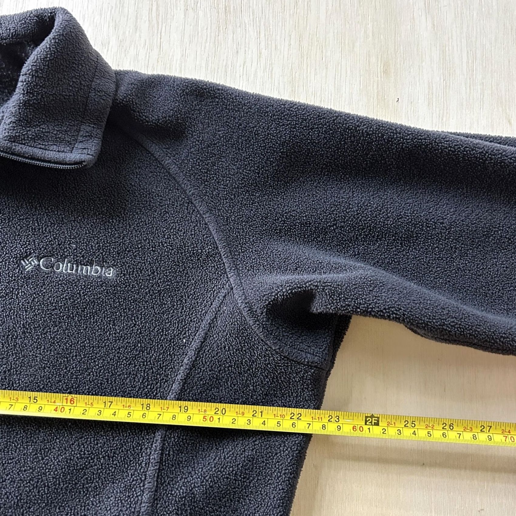 Vintage Columbia Jacket Womens XL Black Fleece Full Zip Collared Lined Pockets Size XL / US 12-14 / IT 48-50 - 6 Thumbnail