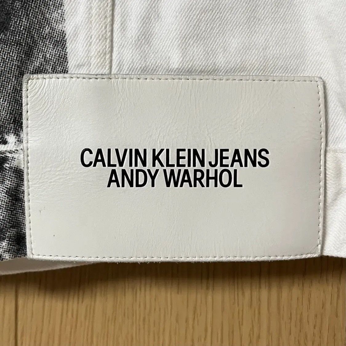 Raf Simons Raf Simons Calvin Klein x And Warhol White Denim Jcket Size US S / EU 44-46 / 1 - 5 Thumbnail