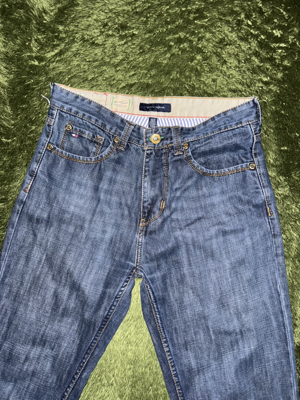 Tommy Hilfiger [W30/L32] Tommy Hilfiger USA Premium Cropped Denim Pants Size US 30 / EU 46 - 5 Thumbnail