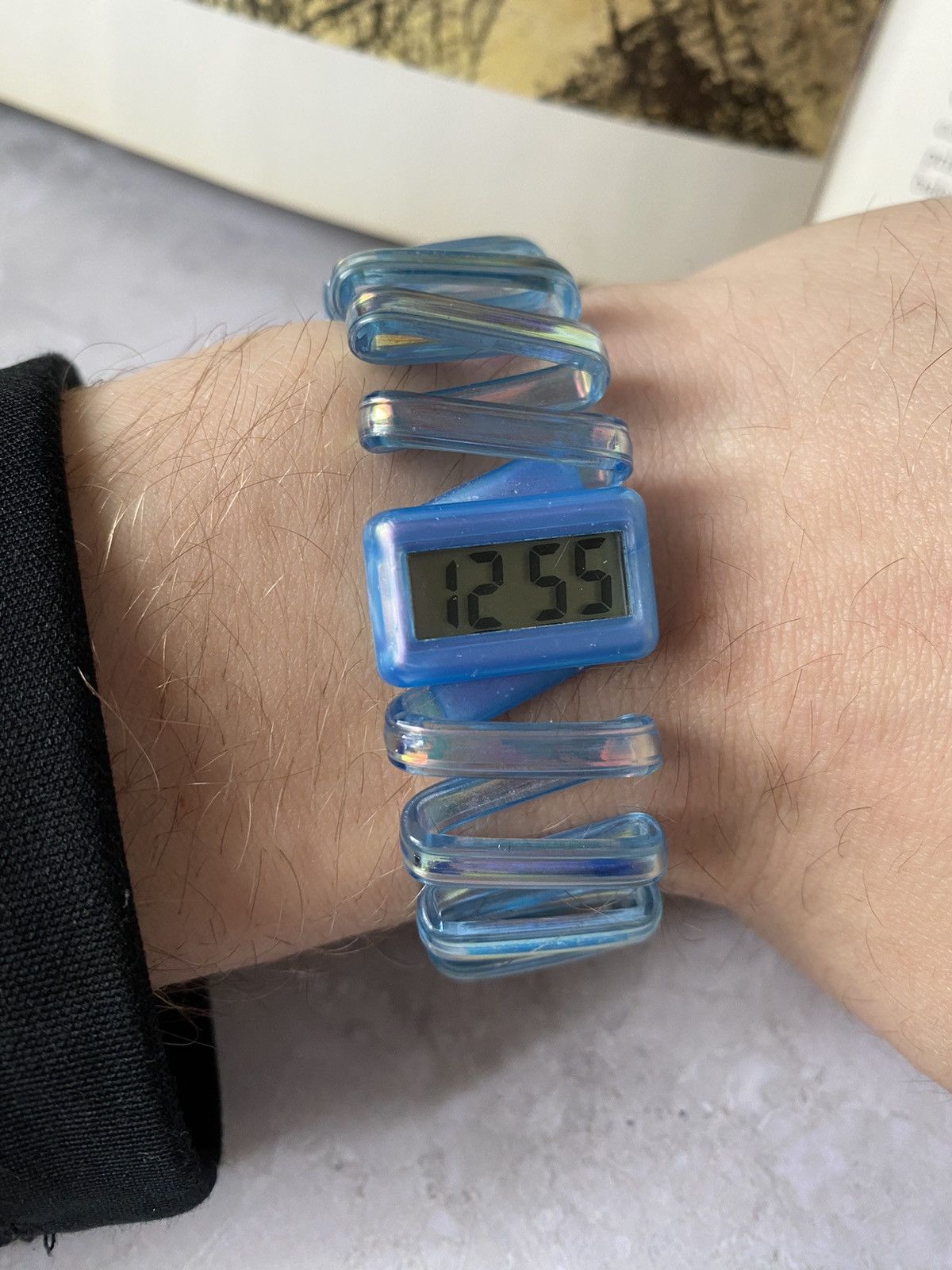 Japanese Brand × Jewelry × Vintage Vintage Blue Retro 90s Digital Watches Size ONE SIZE - 2 Thumbnail
