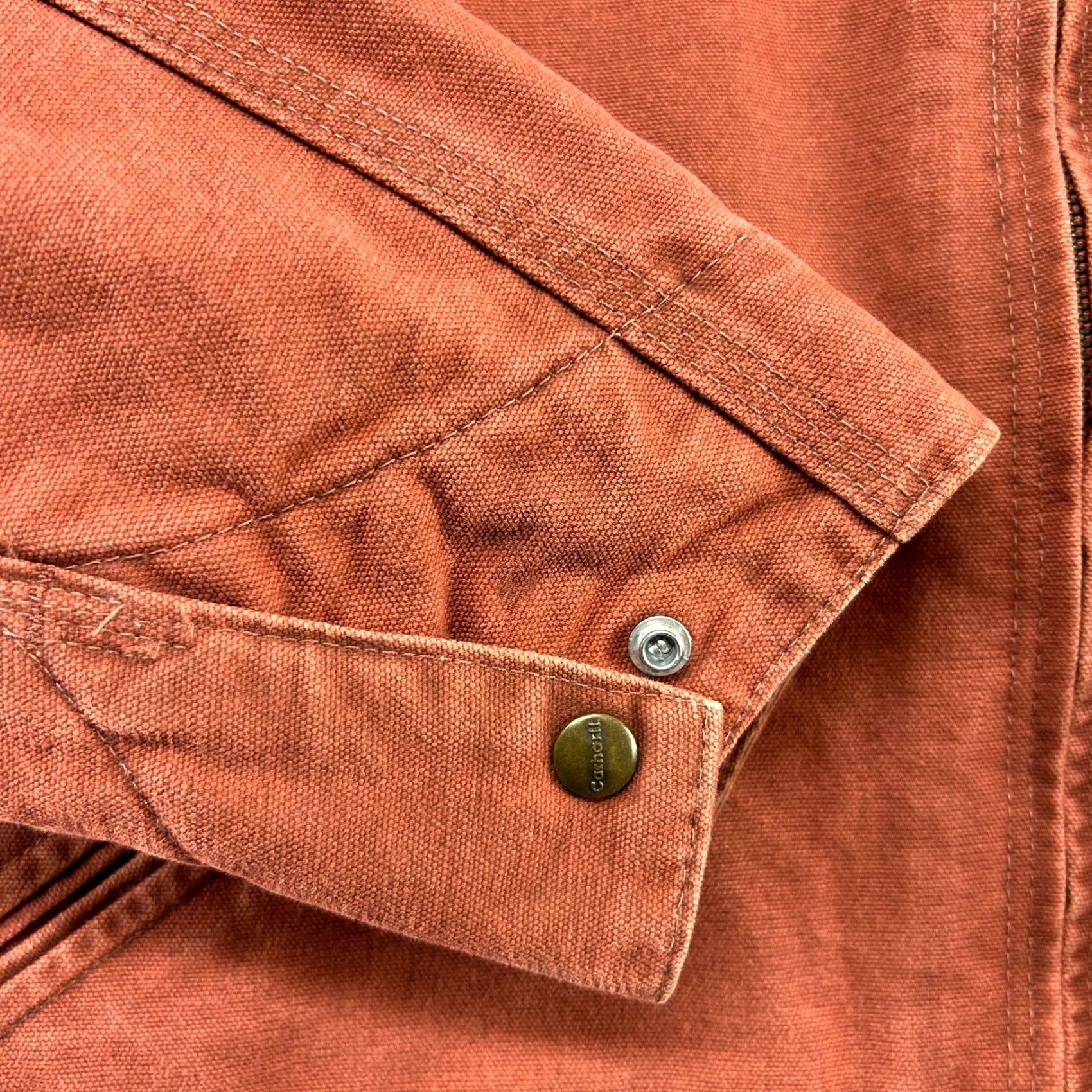 Carhartt VINTAGE Carhartt J97 Jacket Women L Pink Salmon Detroit Sherpa Lined W J097 VRS Rose Size L / US 10 / IT 46 - 5 Thumbnail