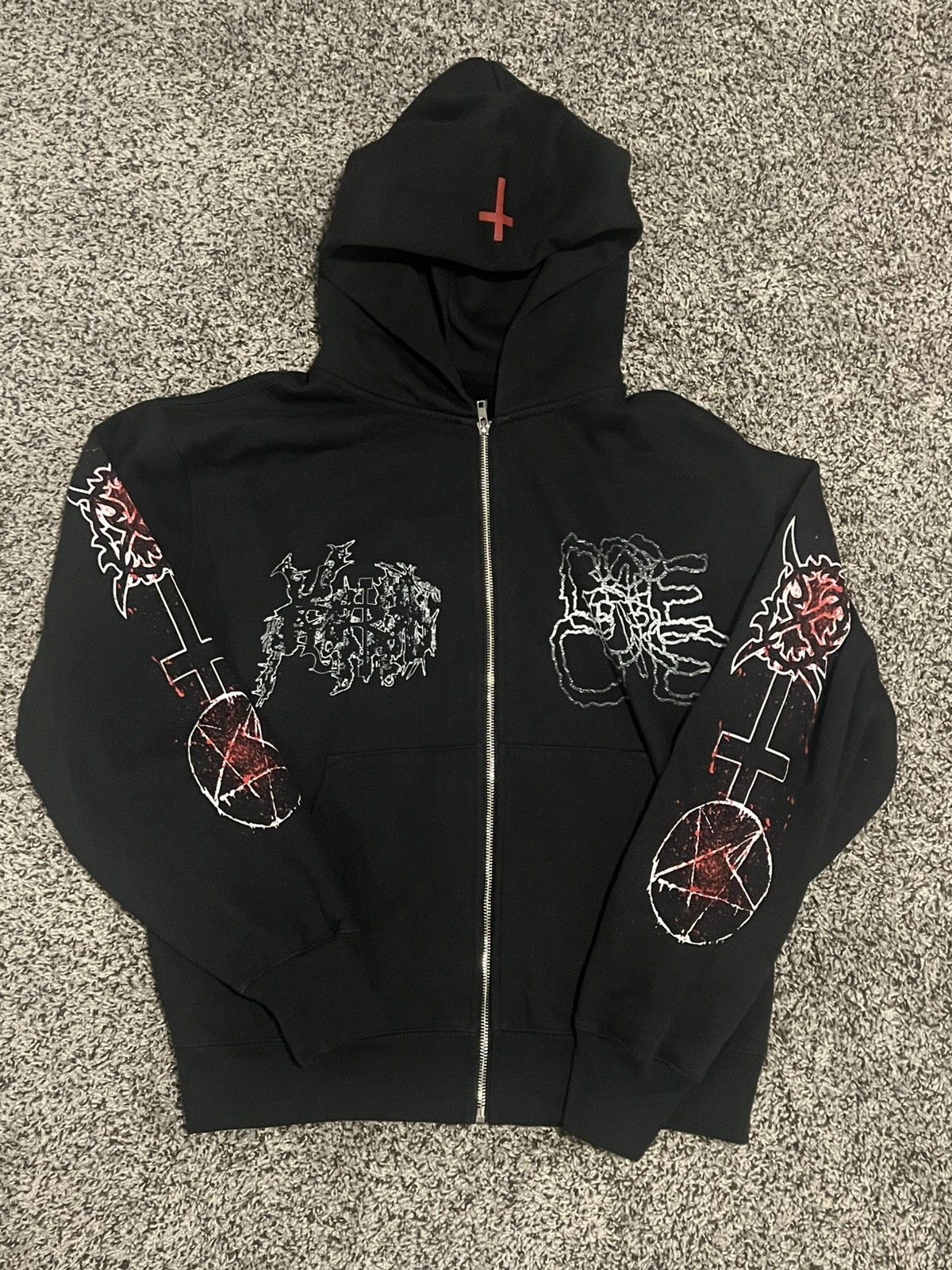 Ken Carson Ken Carson Antagonist Tour Zip-up Hoodie Size US M / EU 48-50 / 2 - 1 Thumbnail