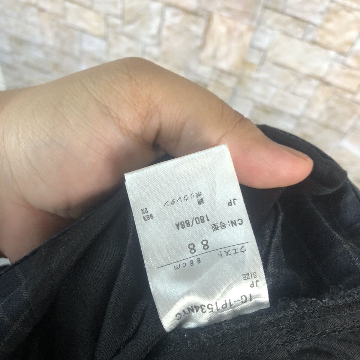Japanese Brand Ignio Black Checkred Cargo Multipocket Pants #A113 Size US 34 / EU 50 - 19 Thumbnail