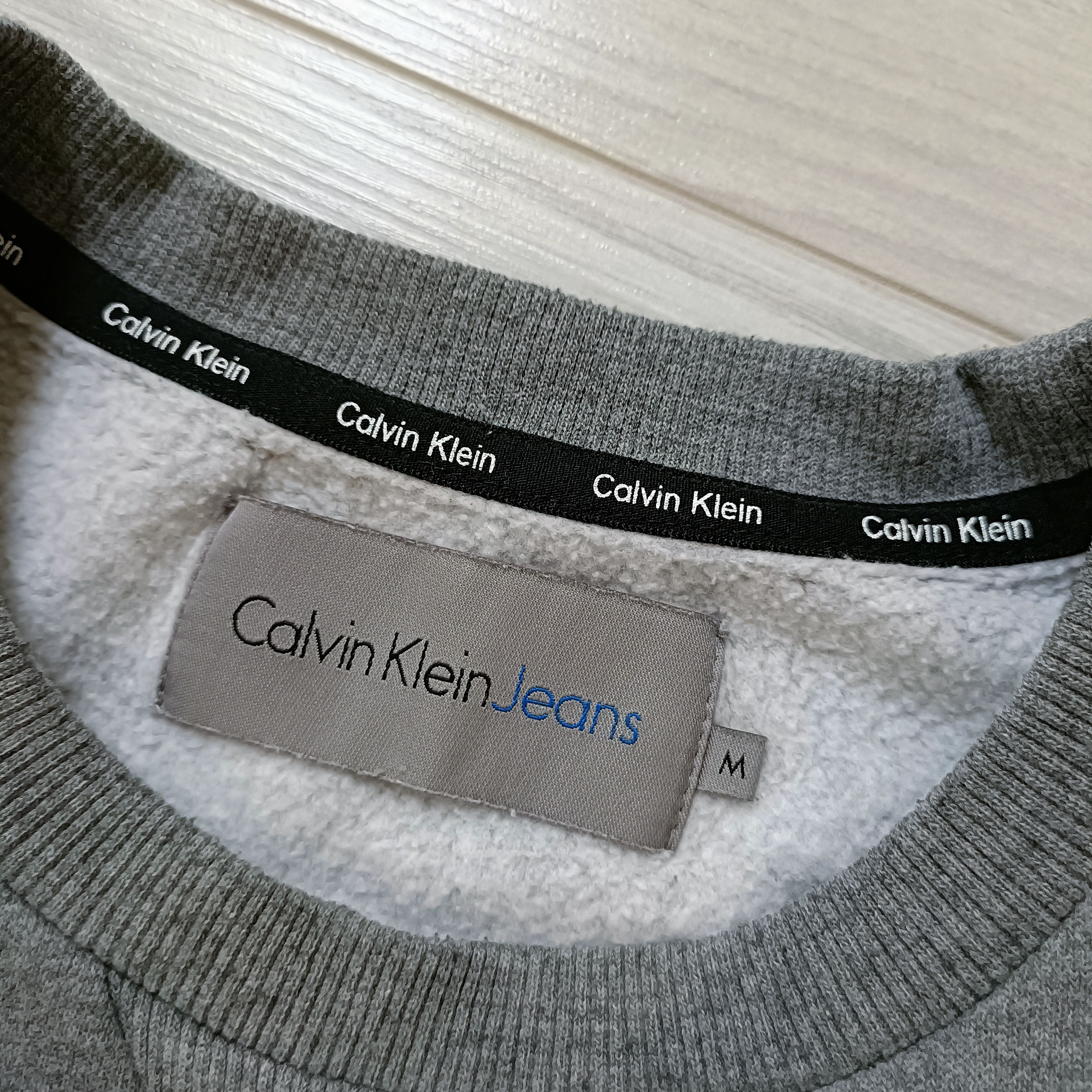 Calvin Klein Gray Cotton Sweatshirt ! Size US M / EU 48-50 / 2 - 3 Thumbnail