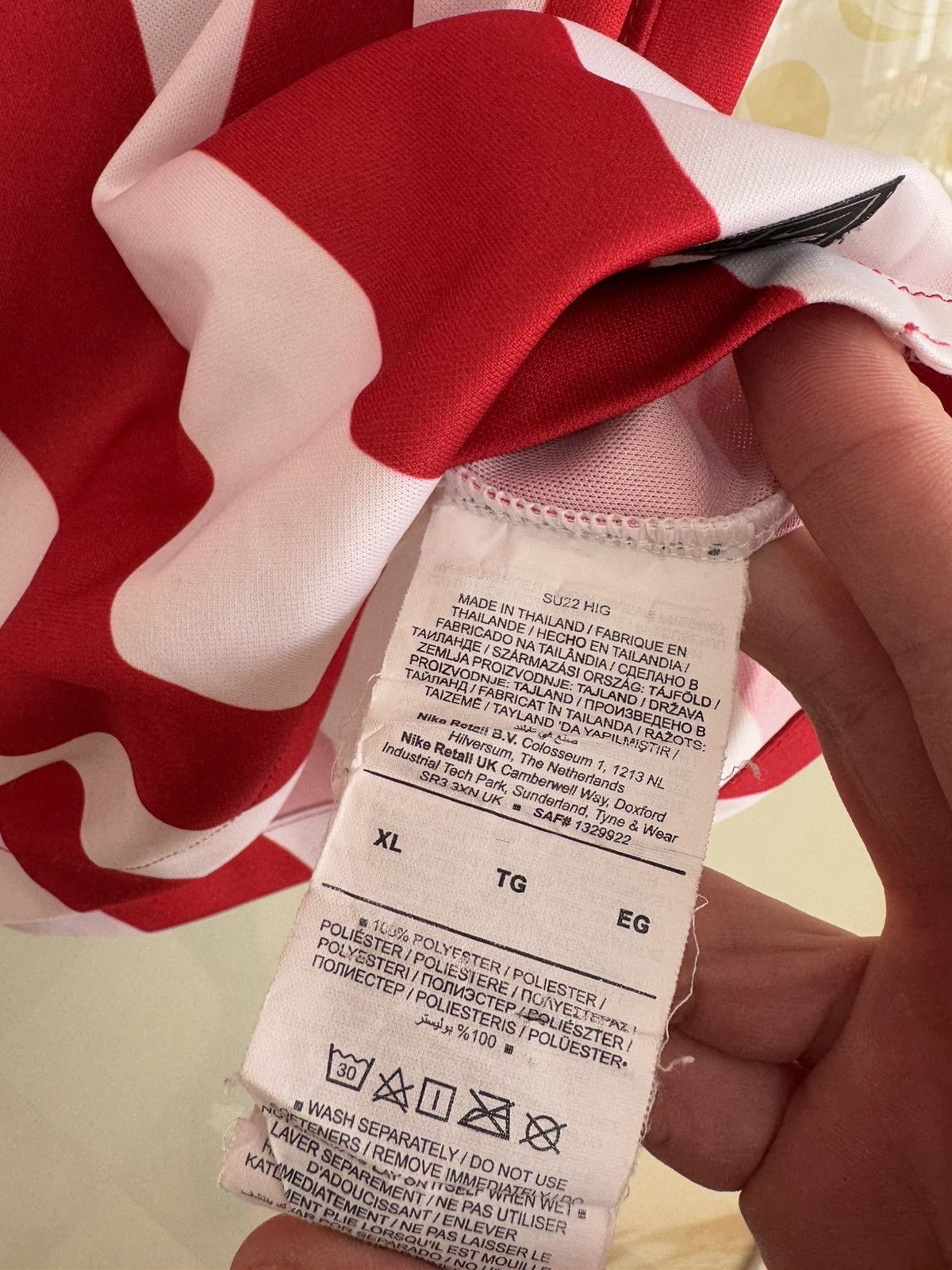 Nike Atletico Madrid 2022-2023 Home Soccer Jersey Football Kit Size US XL / EU 56 / 4 - 11 Thumbnail