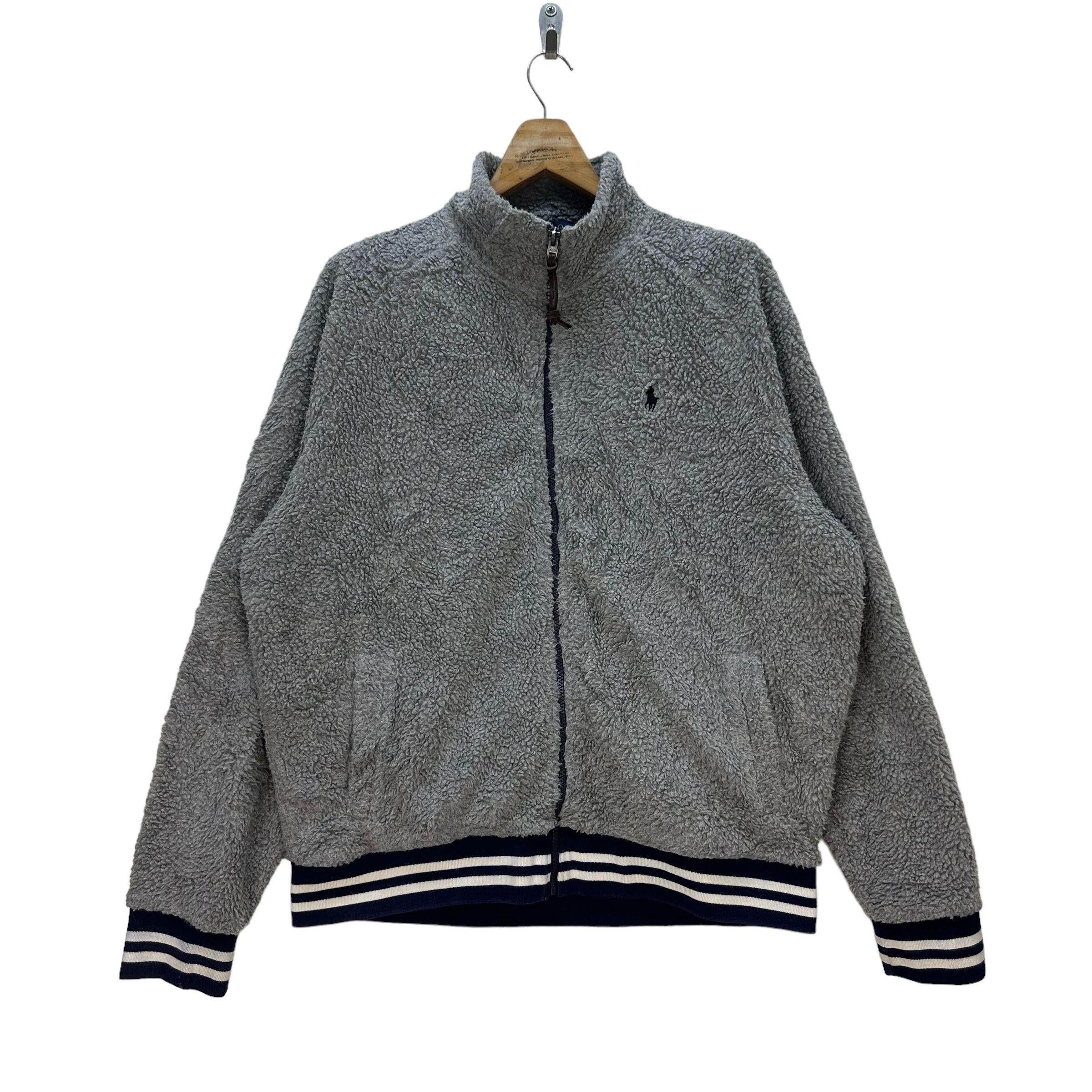 Polo Ralph Lauren POLO RL DEEP PILE FLEECE JACKET TALON ZIP #8373-006 Size US L / EU 52-54 / 3 - 1 Thumbnail