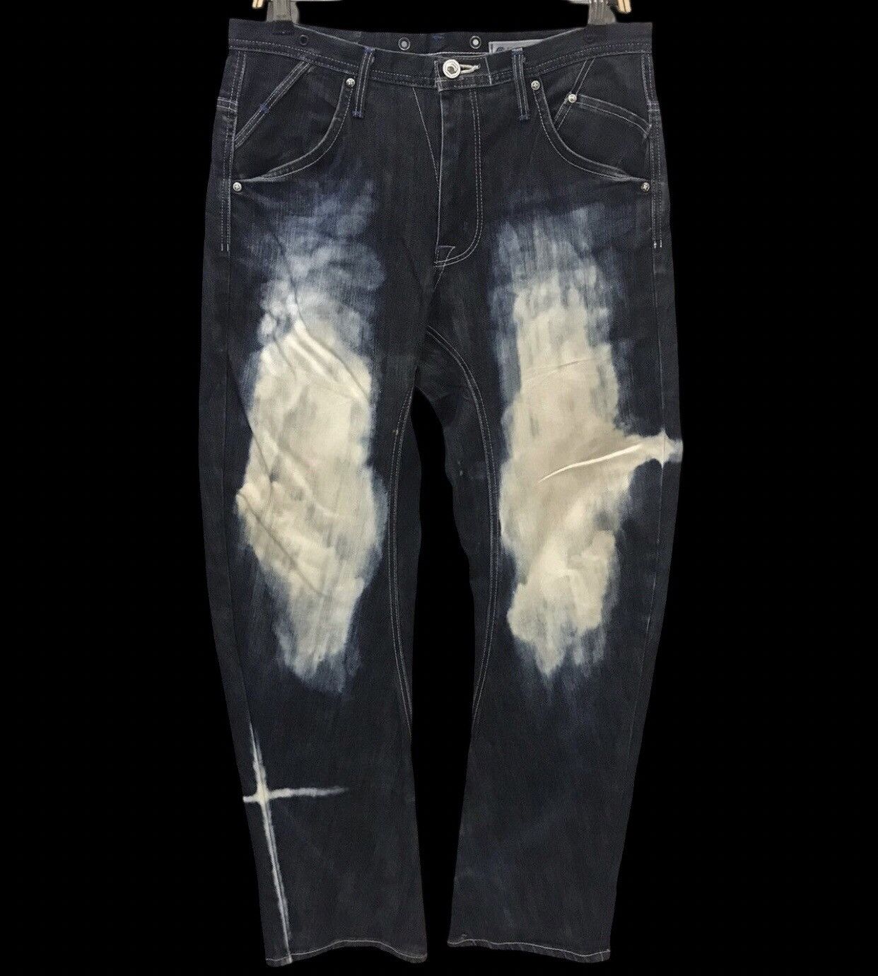 EDWIN Engineered Smoky Stone Wash Indigo Curve Cut Denim