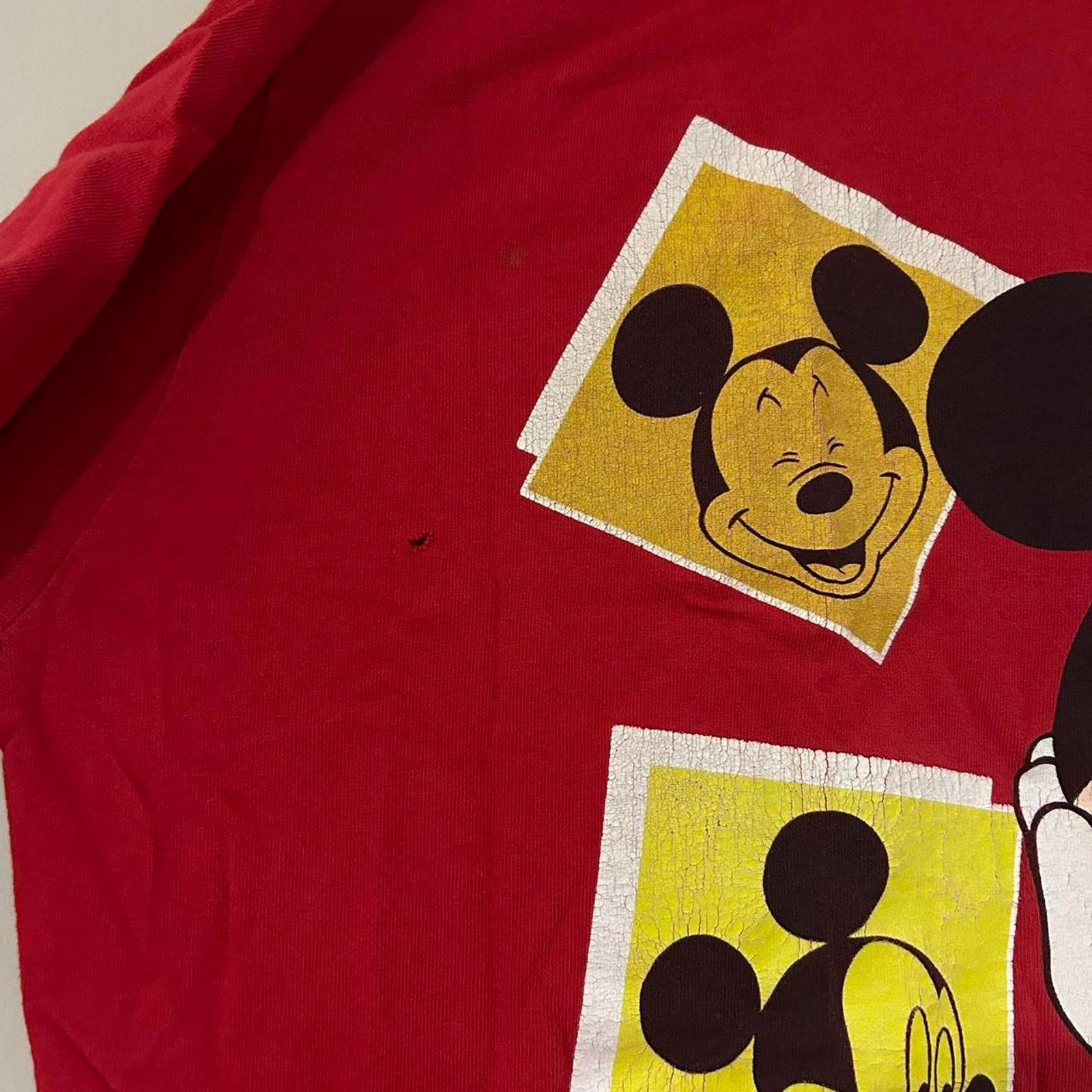 Mickey Unlimited Vintage Mickey Mouse Faces Cropped Shirt Size US XXL / EU 58 / 5 - 7 Thumbnail