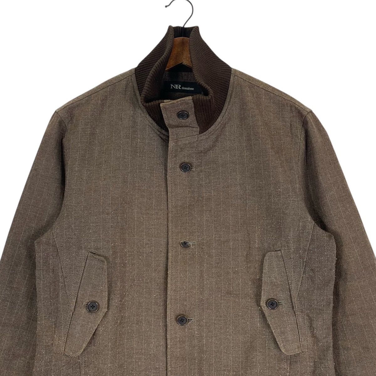 Japanese Brand Vintage NR Deuxieme Button Sherpa Jacket Size US M / EU 48-50 / 2 - 2 Thumbnail