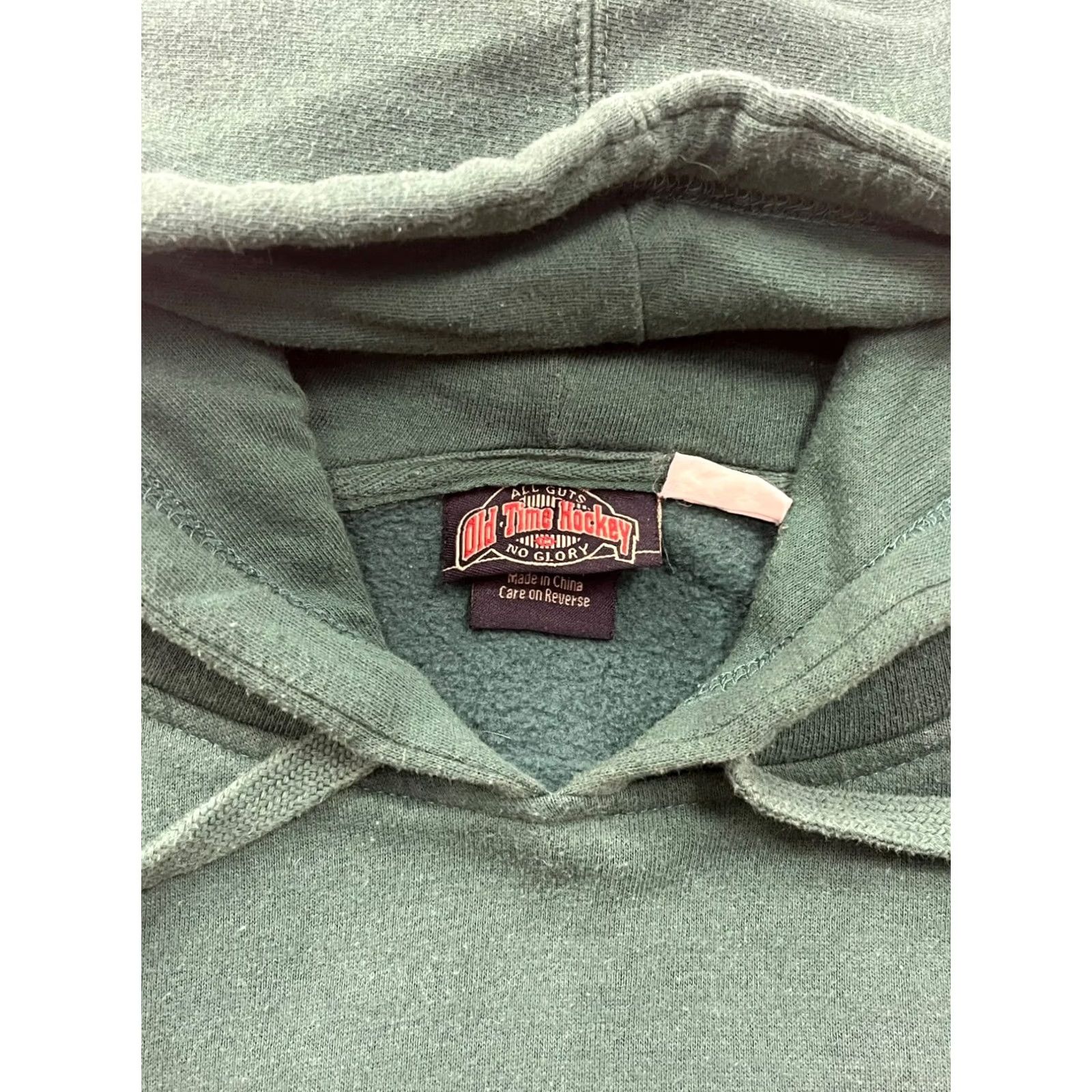 Vintage VINTAGE Minnesota Wilds Hoodie 90s NHL merch Stitched Front Back XL Men Green Pullover Old Time Hockey Mens Size US XL / EU 56 / 4 - 6 Thumbnail