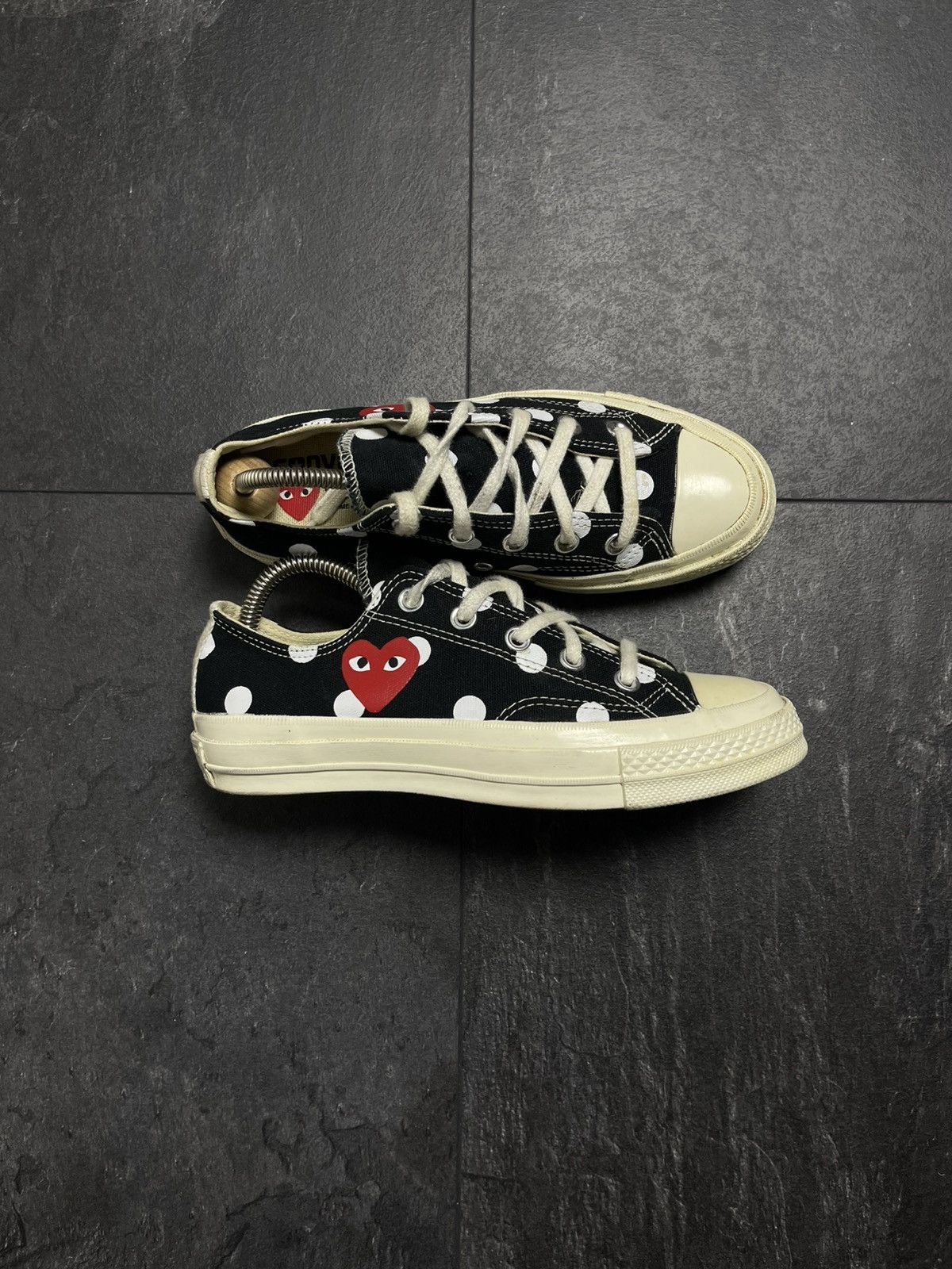Comme des Garcons × Converse × Vintage Comme des Garçons x Chuck Taylor All Star 70 Low Polka Dot Size US 6 / IT 36 - 1 Thumbnail