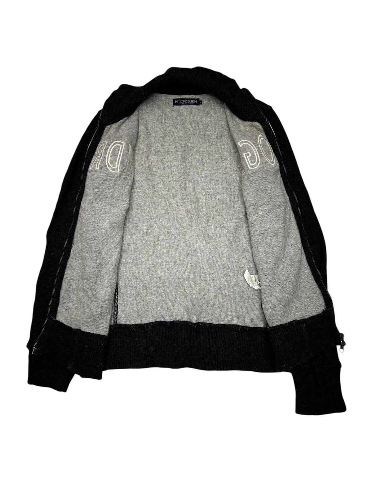 HYDROGEN HYDROGEN PUNK ITALY WOOL BLEND BLACK SWEATER Size US S / EU 44-46 / 1 - 3 Thumbnail
