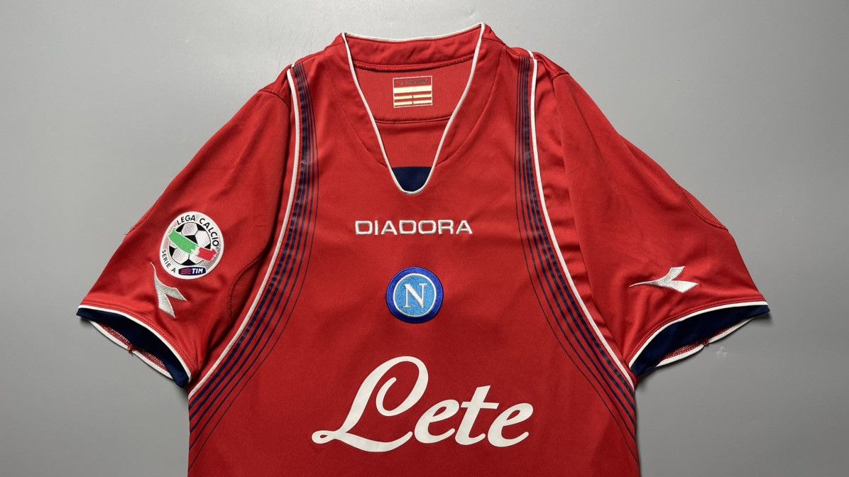Diadora NAPOLI DIADORA 2007/2008 FOOTBALL AWAY JERSEY #17 HAMSIK Size US M / EU 48-50 / 2 - 3 Thumbnail